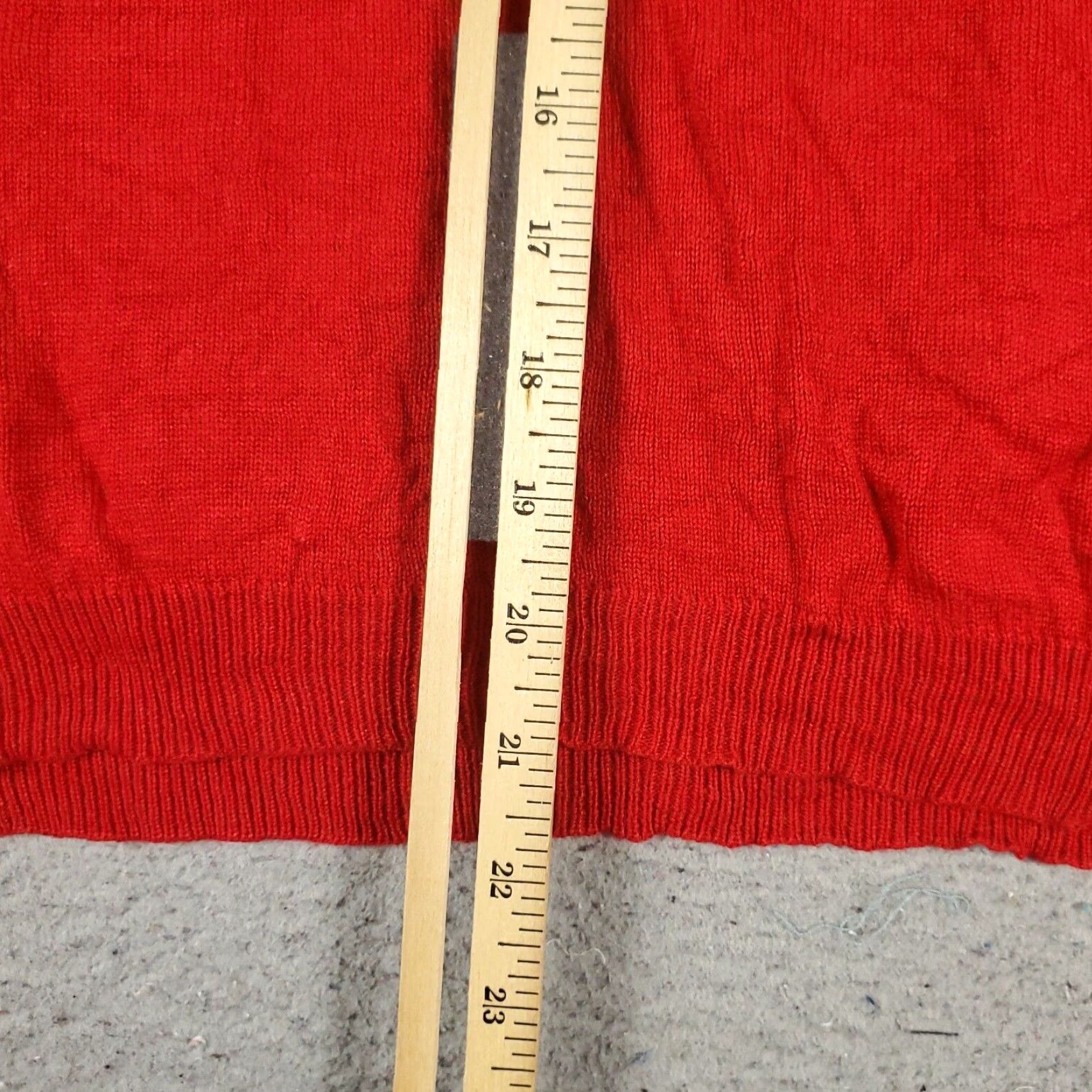 Ralph Lauren Ralph Lauren Sweater Womens Medium Red Knit Pullover Long Sleeve Crew Neck Casual Sports Size M / US 6-8 / IT 42-44 - 6 Thumbnail