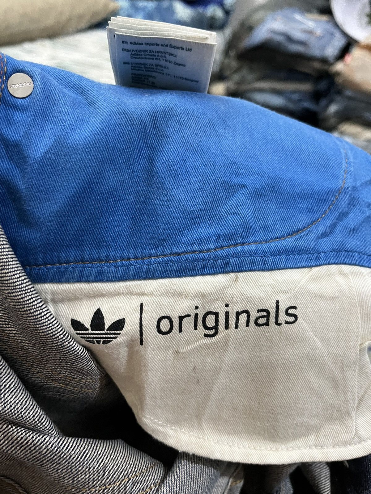 Adidas Vintage Adidas Flower Baggy Selvedge Denim Size US 33 - 17 Thumbnail