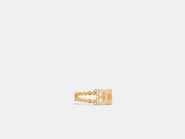 Dior o1w1db10126 R2143W Size :OS / Evolution Ring in Gold/Silver Size ONE SIZE - 2 Thumbnail