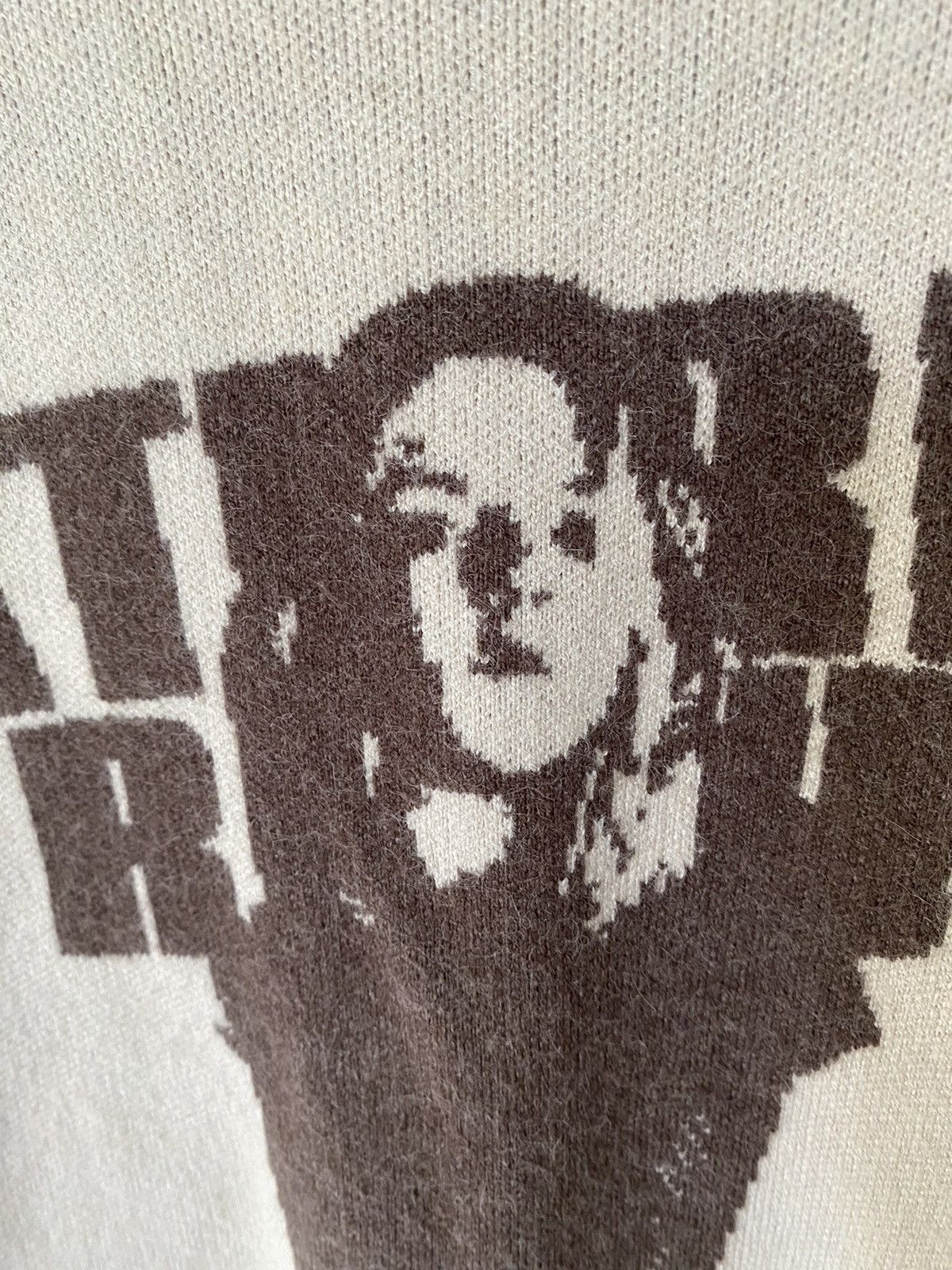 Japanese Brand 2000s W.W.G Pinup Girl intarsia Jacquard saturn return sex Size US M / EU 48-50 / 2 - 6 Thumbnail