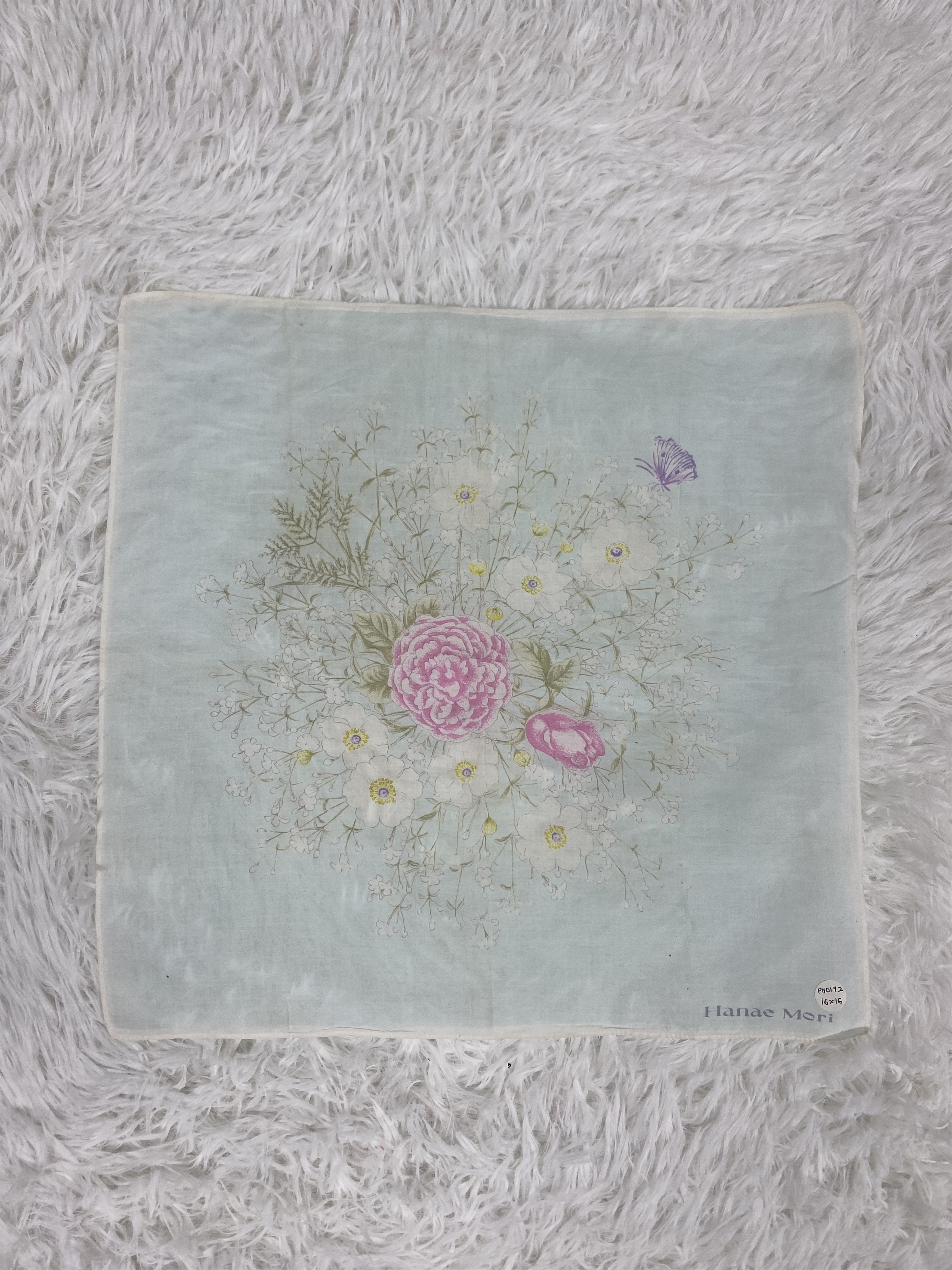 Hanae Mori × Vintage Vintage Hanae Mori Handkerchief Neckerchief PH0172 Size ONE SIZE - 3 Thumbnail