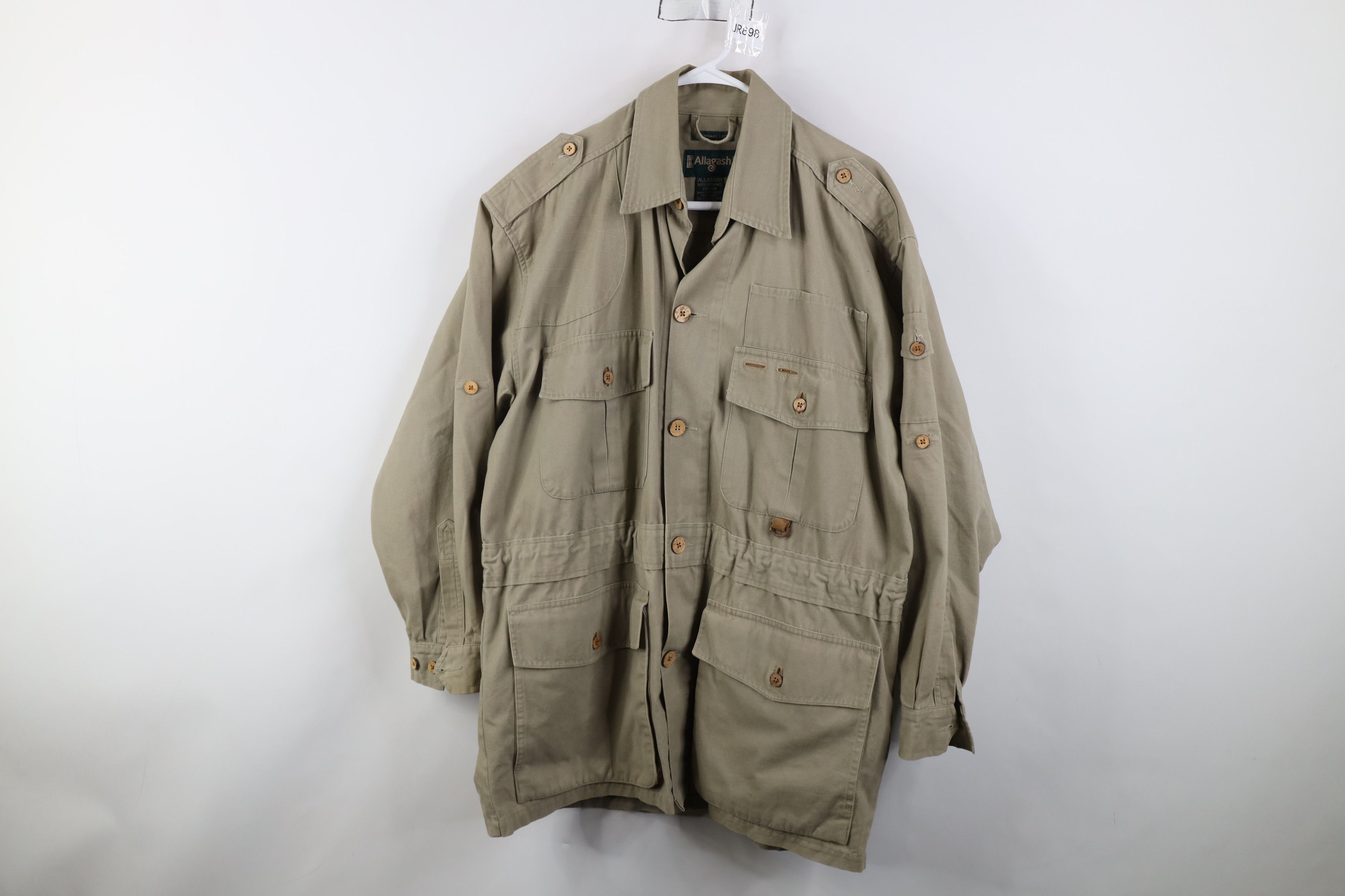 Vintage Vintage 90s Streetwear Cotton Safari Bush Hunting Jacket Size US M / EU 48-50 / 2 - 1 Thumbnail