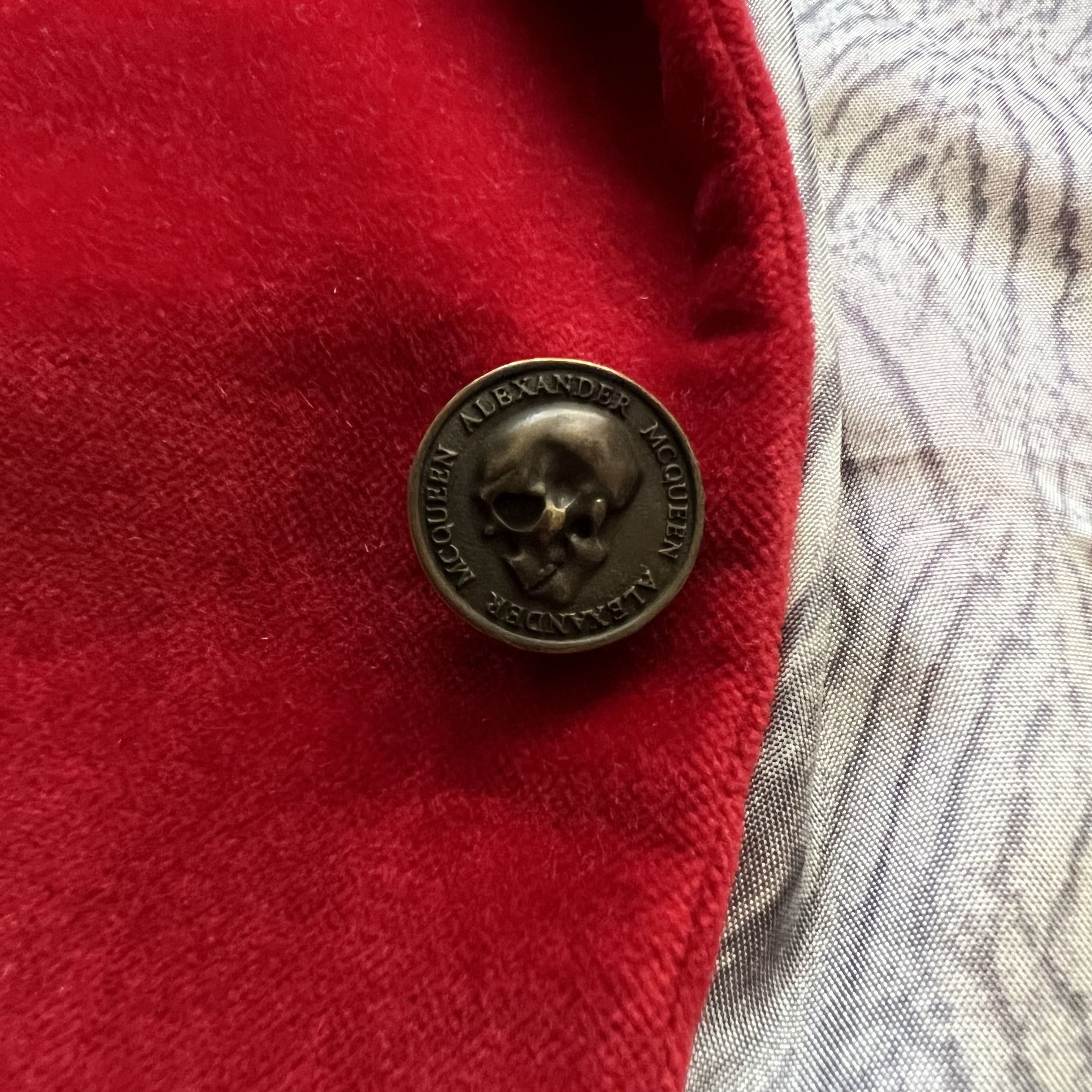 Alexander McQueen Alexander McQueen Blazer Velour Made in Italy Size 48 Size 48R - 5 Thumbnail