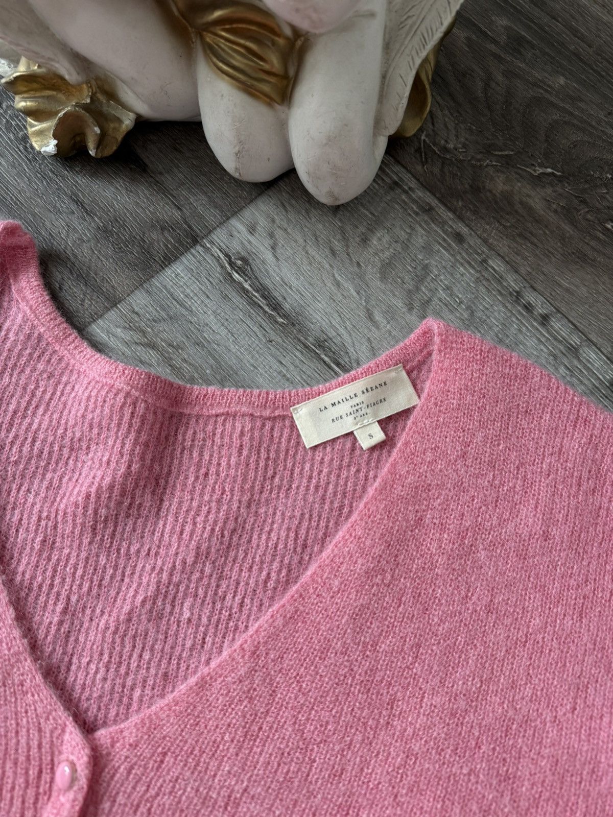 Sezane LA MAILLE SEZANE PARIS WOOMENS CARDIGAN WOOL SWEATERS LUXURY Size S / US 4 / IT 40 - 5 Thumbnail