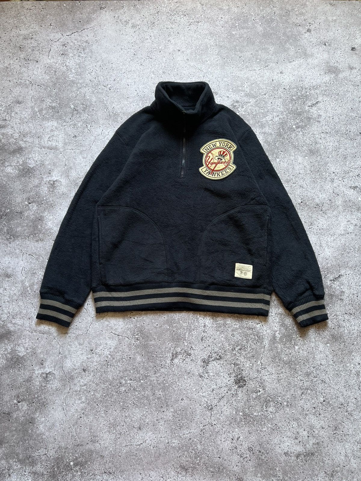 MLB Vintage MLB New York Yankees Fleece Sweater Half Zip Size US L / EU 52-54 / 3 - 1 Thumbnail