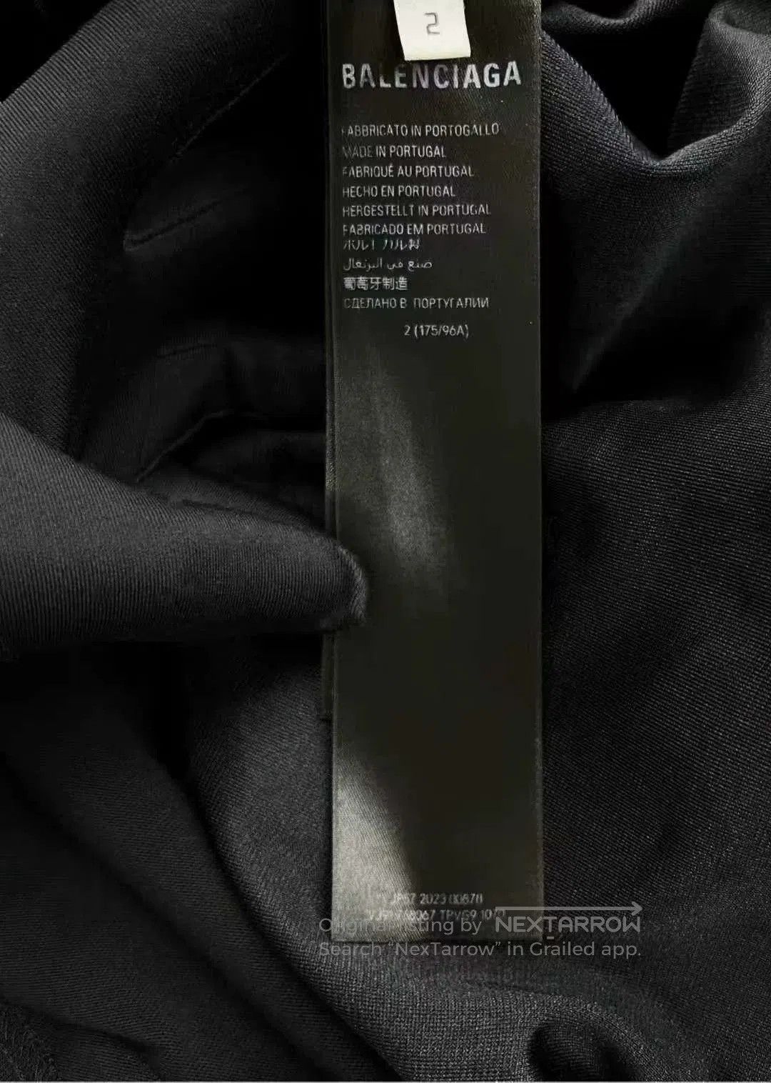 Balenciaga balenciaga black hoodie with logo detail. Size US M / EU 48-50 / 2 - 7 Thumbnail