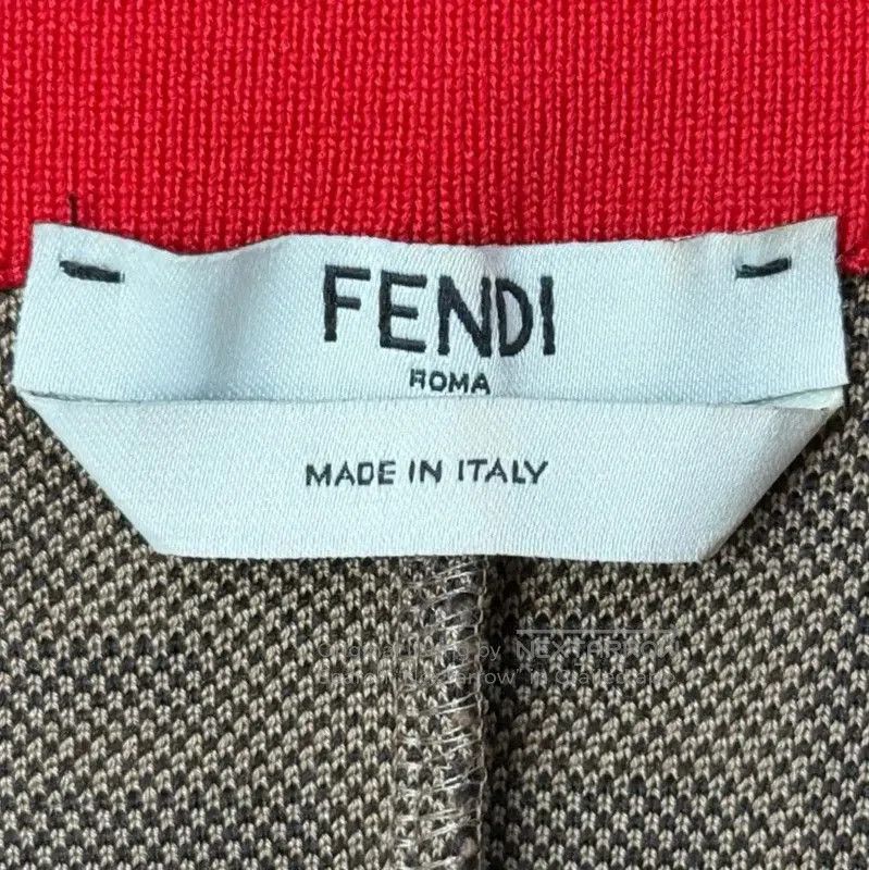 Fendi Fendi Khaki Cotton Blend Dress for Women . Size XL / US 12-14 / IT 48-50 - 4 Thumbnail