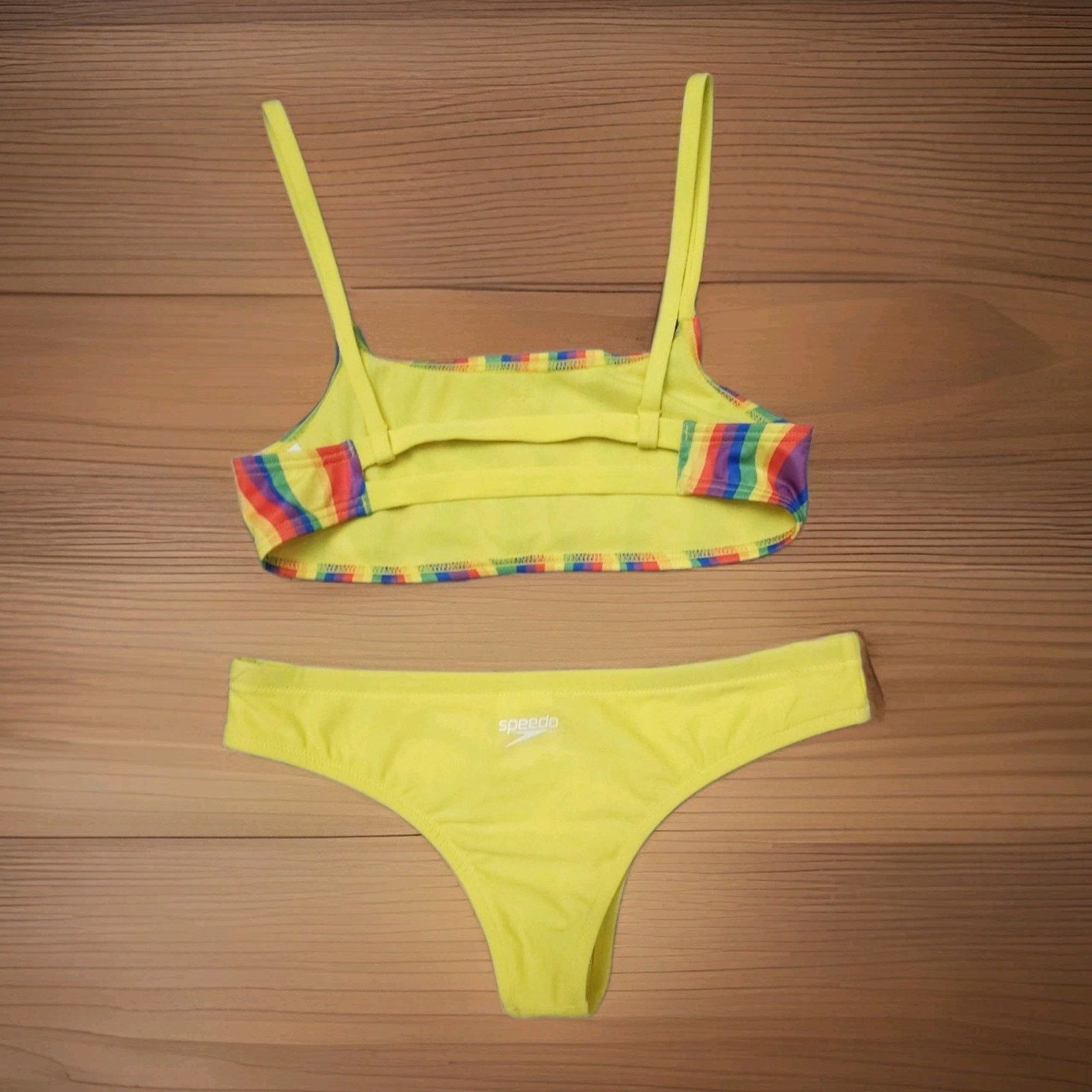 Speedo Speedo Rainbow Weave 2 Piece Bikini Swimsuit Size Small Size ONE SIZE - 3 Thumbnail