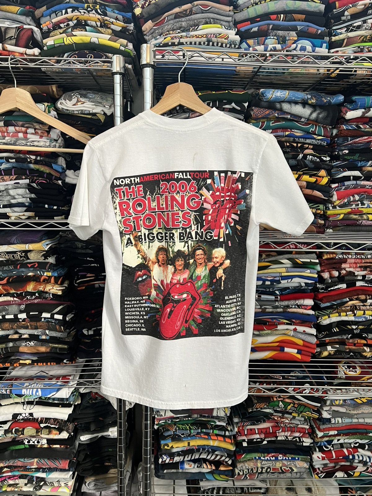 The Rolling Stones 2006 A Bigger Bang Tongue Tour Band Tee Size US S / EU 44-46 / 1 - 2 Thumbnail