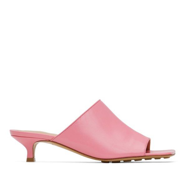 o1n1vont1225 Stretch Mules in Pink