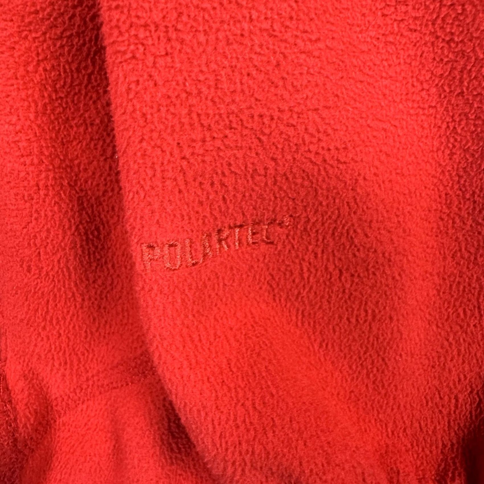 Vintage LL Bean Womens Jacket Fleece Full Zip Outdoor Hiking Red Size XXL / US 16-18 / IT 52-54 - 4 Thumbnail