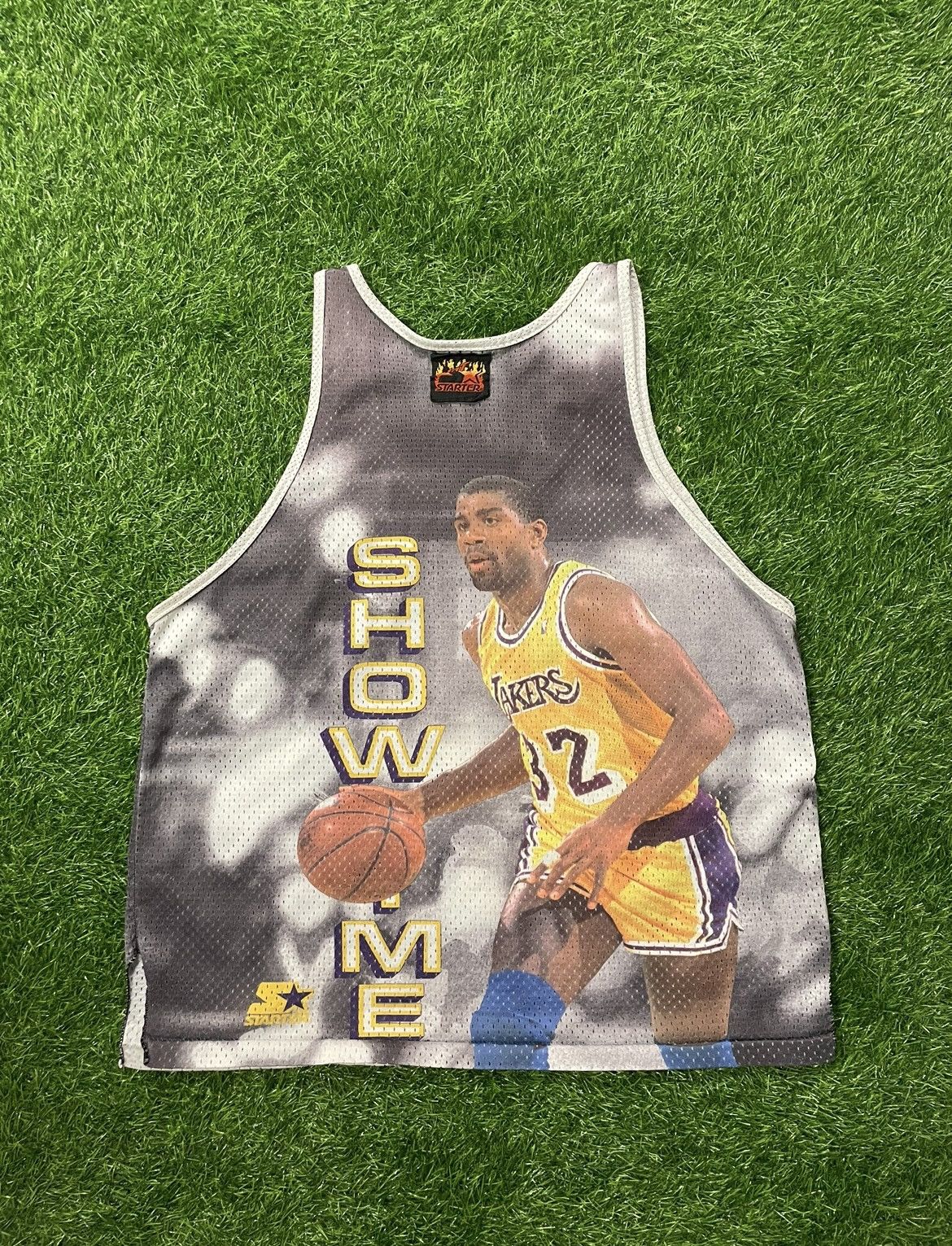 NBA × Starter × Vintage Vintage Starter NBA Magic Johnson La Lakers Jersey Size L Size US L / EU 52-54 / 3 - 2 Thumbnail
