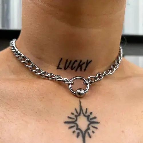 Jewelry Circle Short Choker Clavicle Chain Necklaces Size ONE SIZE - 4 Thumbnail