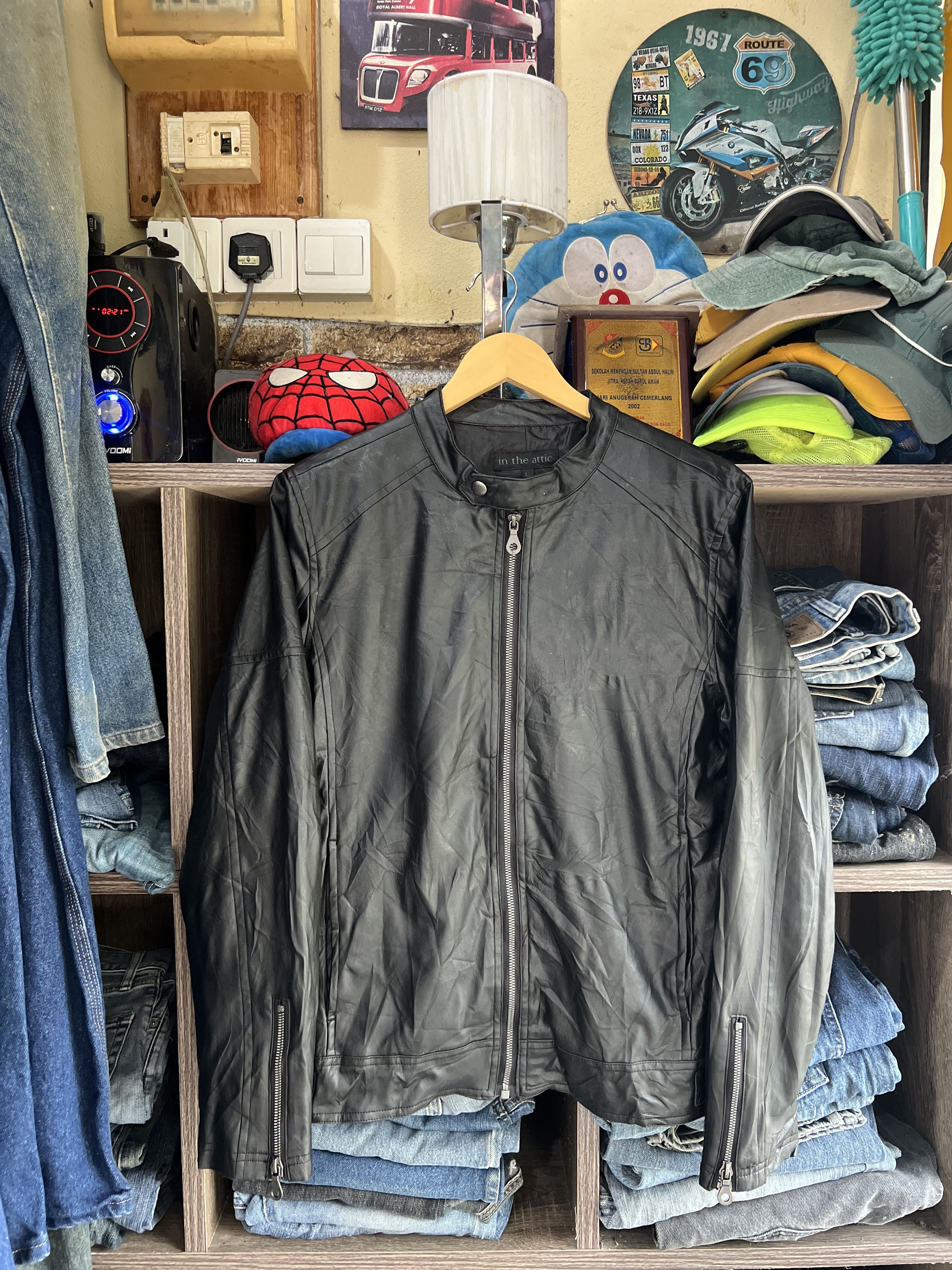 In The Attic 🔥In The Attic Synthetic Leather Jacket Size US S / EU 44-46 / 1 - 19 Thumbnail