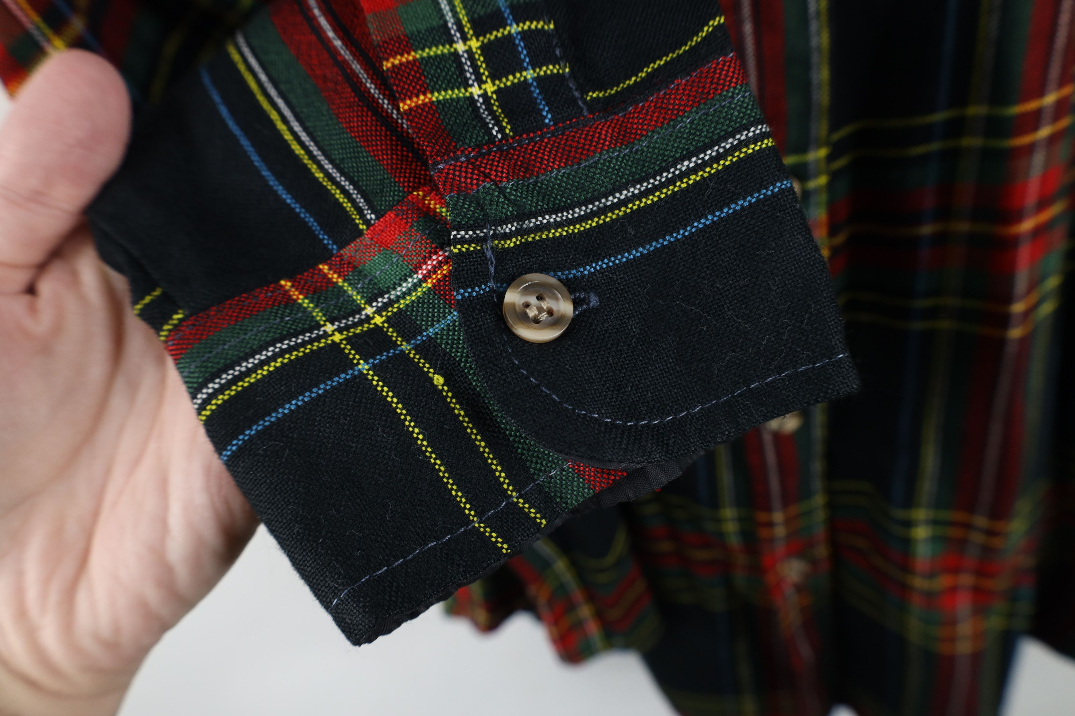 Vintage Vintage 80s 90s Streetwear Double Pocket Button Shirt Plaid Size US L / EU 52-54 / 3 - 9 Thumbnail