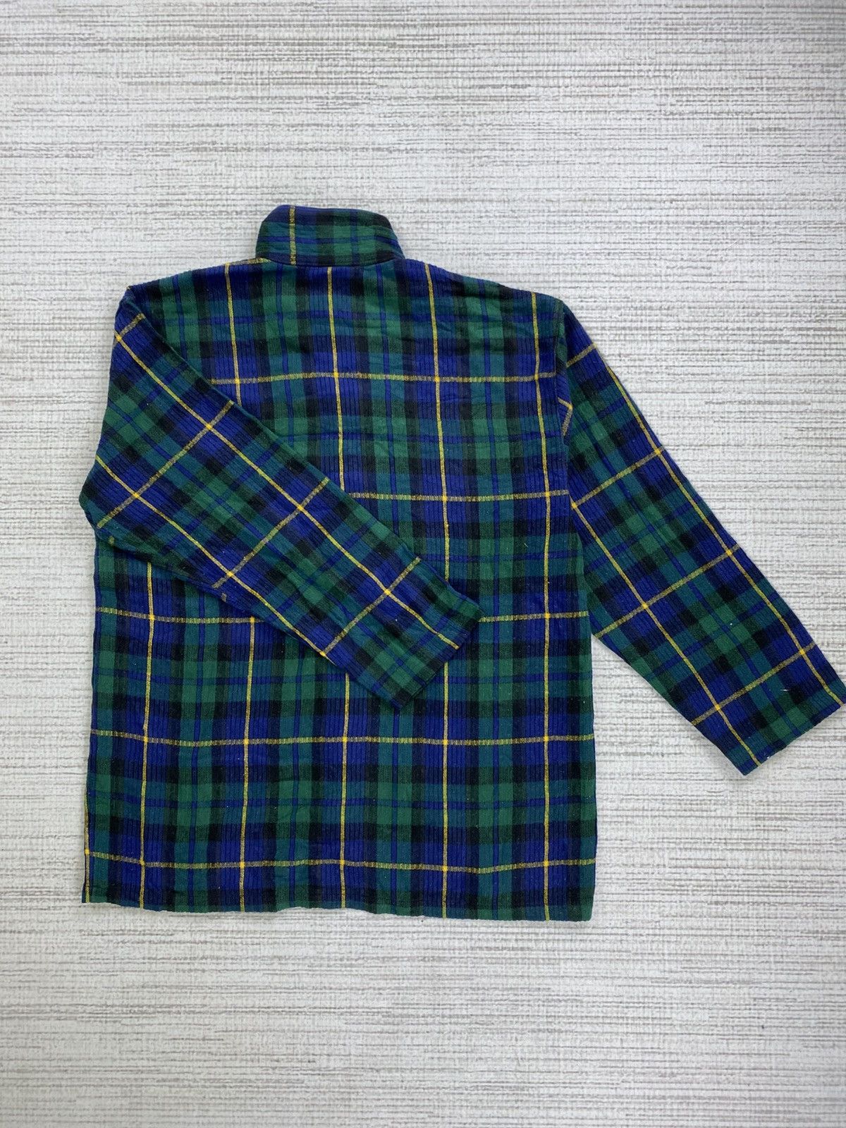 Pierre Balmain Vintage Pierre Balmain Vent Vert Paris Plaid Green Jacket Size US M / EU 48-50 / 2 - 2 Thumbnail
