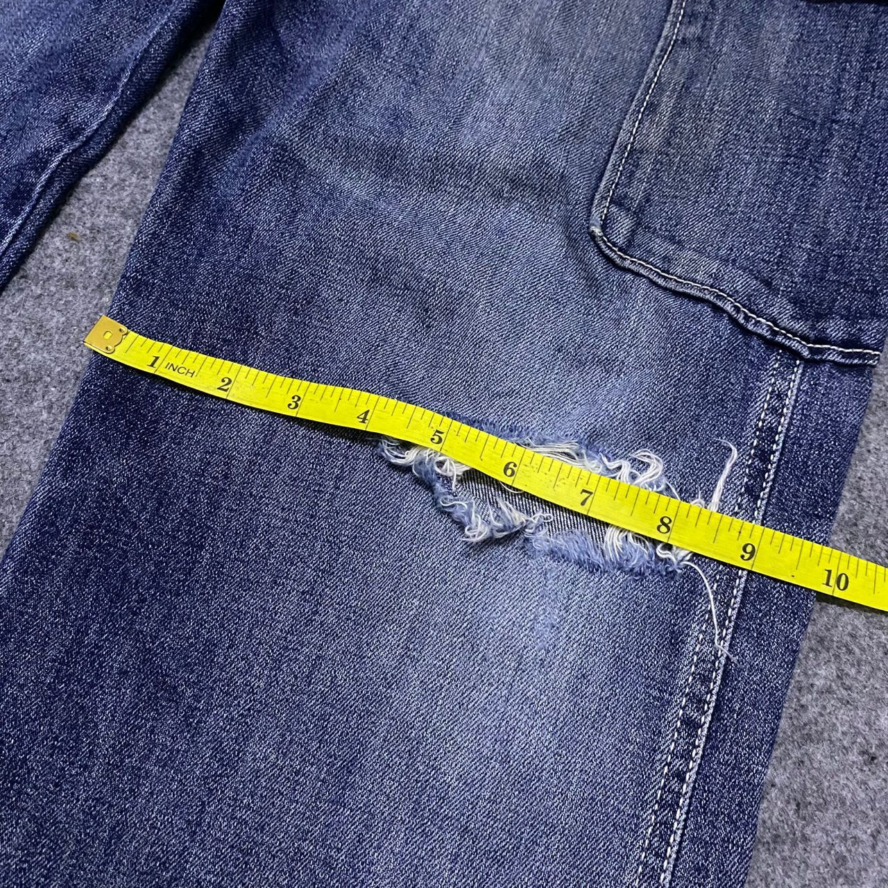 Other 💥Best Offer💥Vintage GL Heart Cargo Distressed Denim Size US 38 / EU 54 - 5 Thumbnail