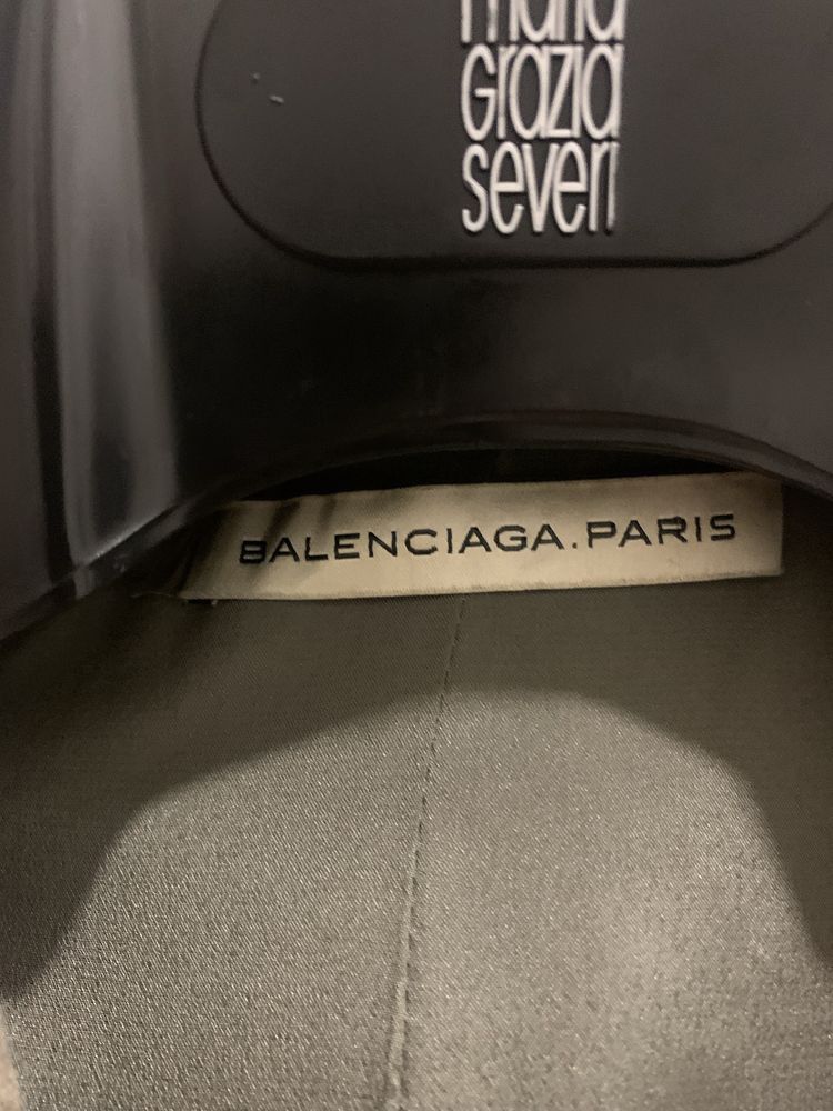 Balenciaga Balenciaga Wool Coat Silk Lining Size S / US 4 / IT 40 - 3 Thumbnail