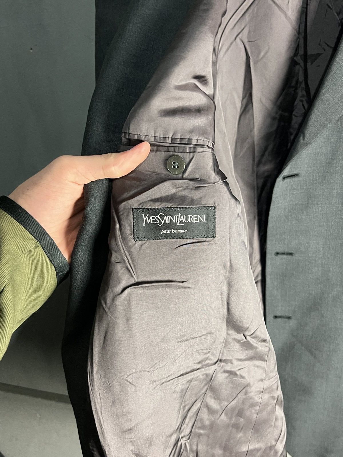 Yves Saint Laurent YSL Blazer Size 44R - 8 Thumbnail