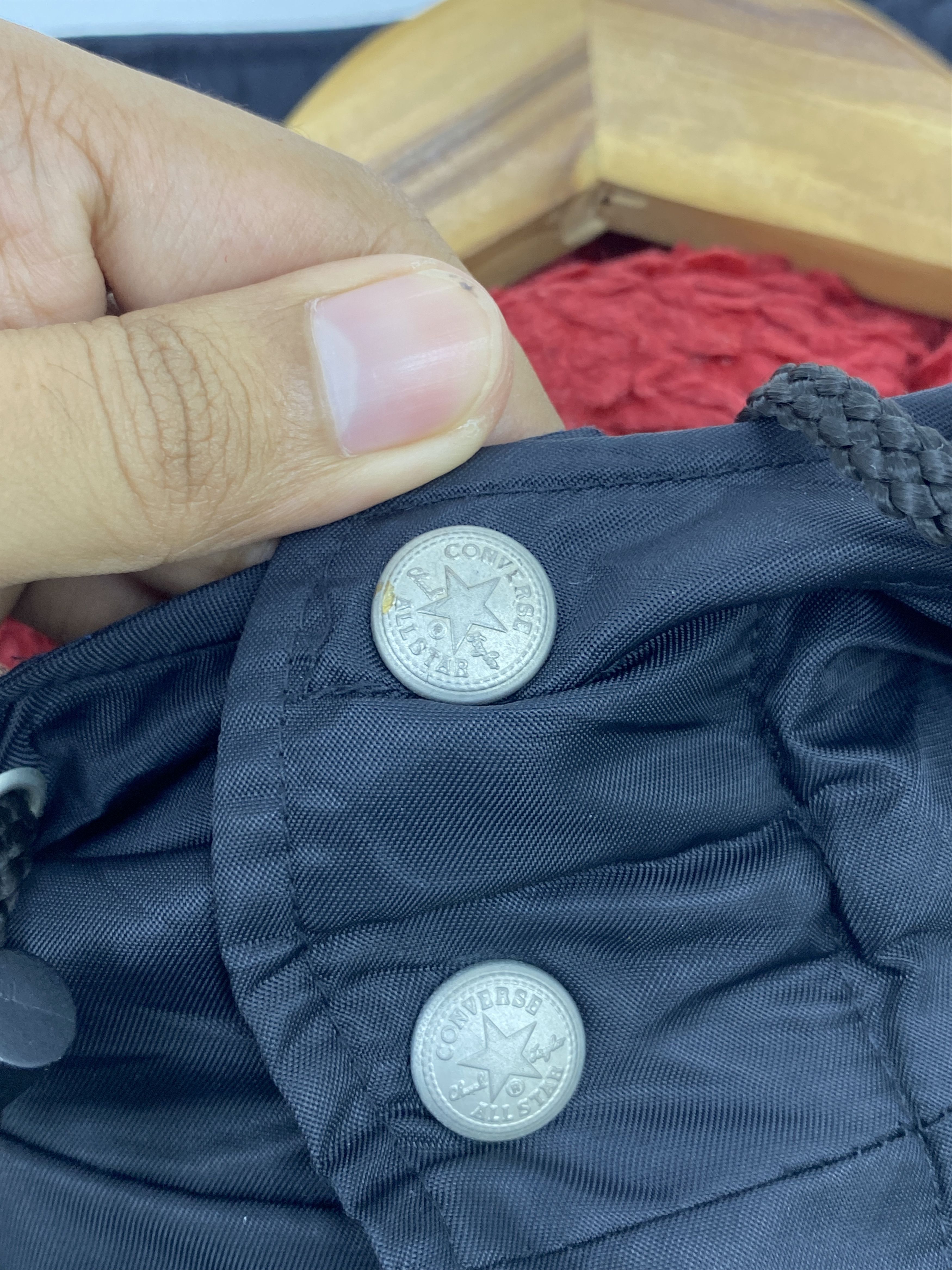 Converse Vintage Converse Big Logo Button Up Long Jacket J1870 Size US S / EU 44-46 / 1 - 9 Thumbnail