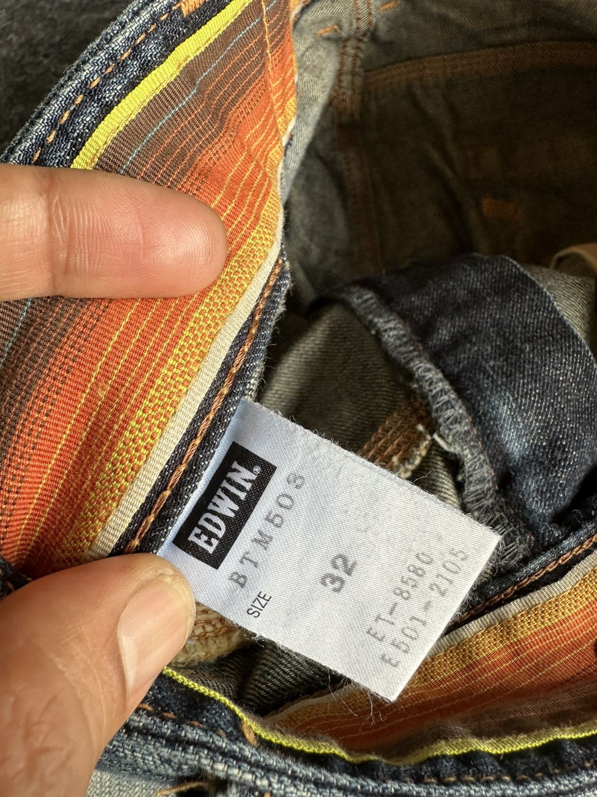 Edwin Vintage Edwin 503 Bluetrip Faded Washed Denim 32x34 D432 Size US 32 / EU 48 - 18 Thumbnail