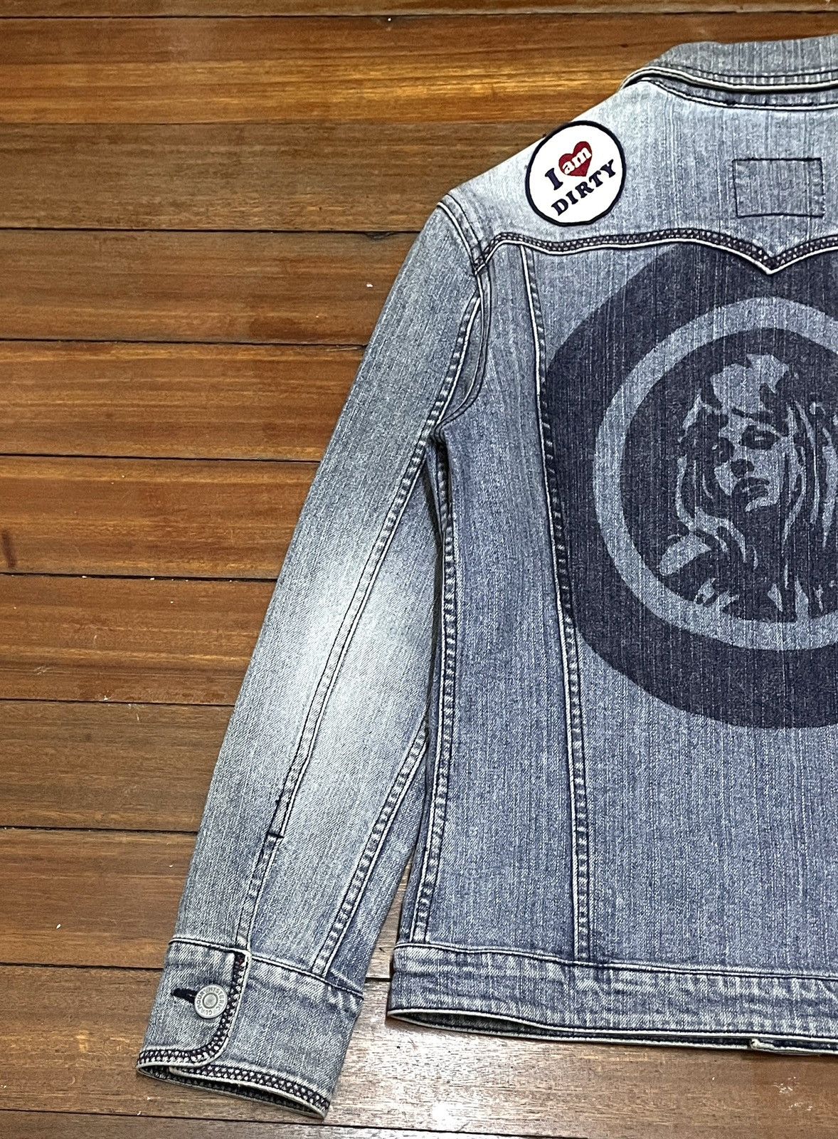 Hysteric Glamour × Japanese Brand × Vintage Very Rare Vintage Brand Hysteric Glamour Denim Jacket 1990s Size US M / EU 48-50 / 2 - 7 Thumbnail