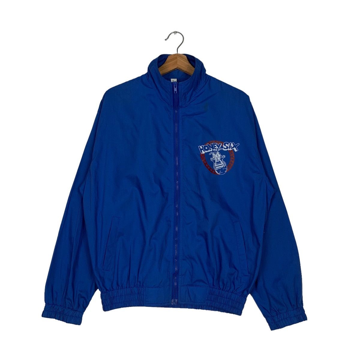 Japanese Brand HONEY SIX BROTHER MUSIC BIG LOGO LIGHT JACKET #0097-C6 Size US M / EU 48-50 / 2 - 3 Thumbnail