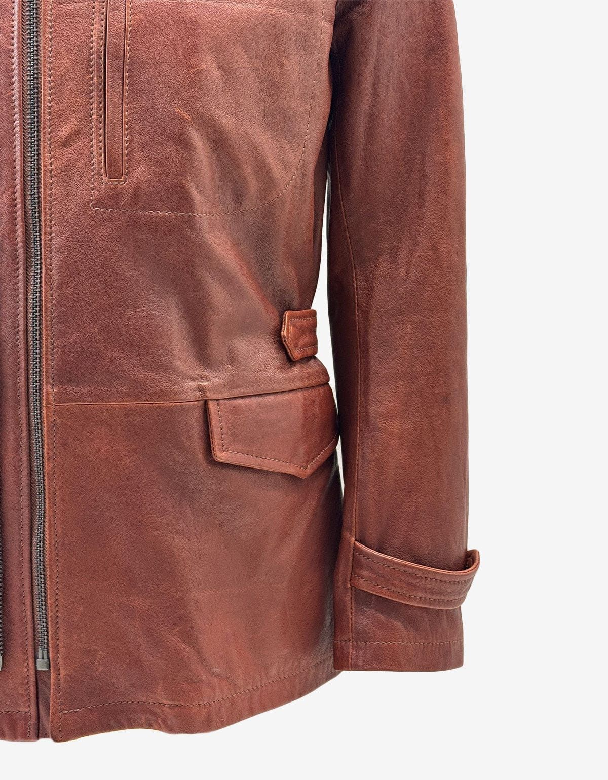 Maison Margiela Maison Martin MargielaTanLeather'Replica' 1940'sJacketSIZE48 Size US M / EU 48-50 / 2 - 6 Thumbnail