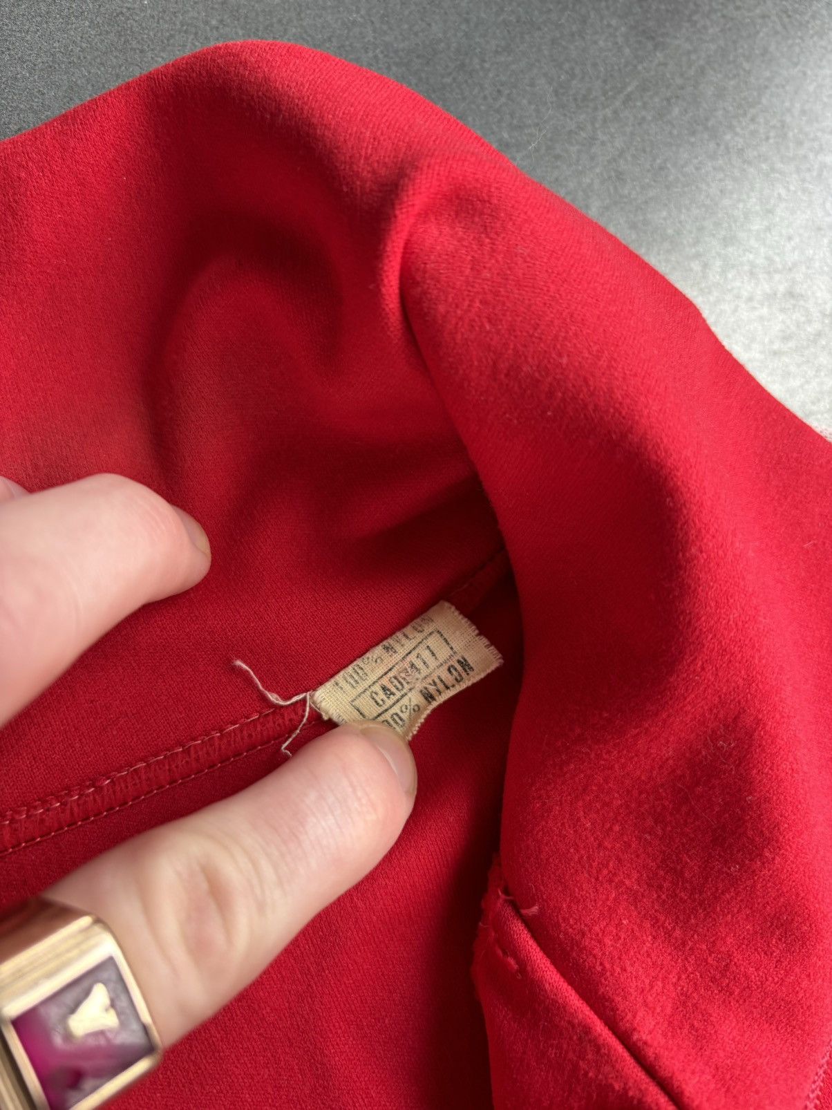 Adidas × Vintage 1980s Vintage Adidas Track Suit Jacket Pants 3 Stripes Red Size US L / EU 52-54 / 3 - 7 Thumbnail