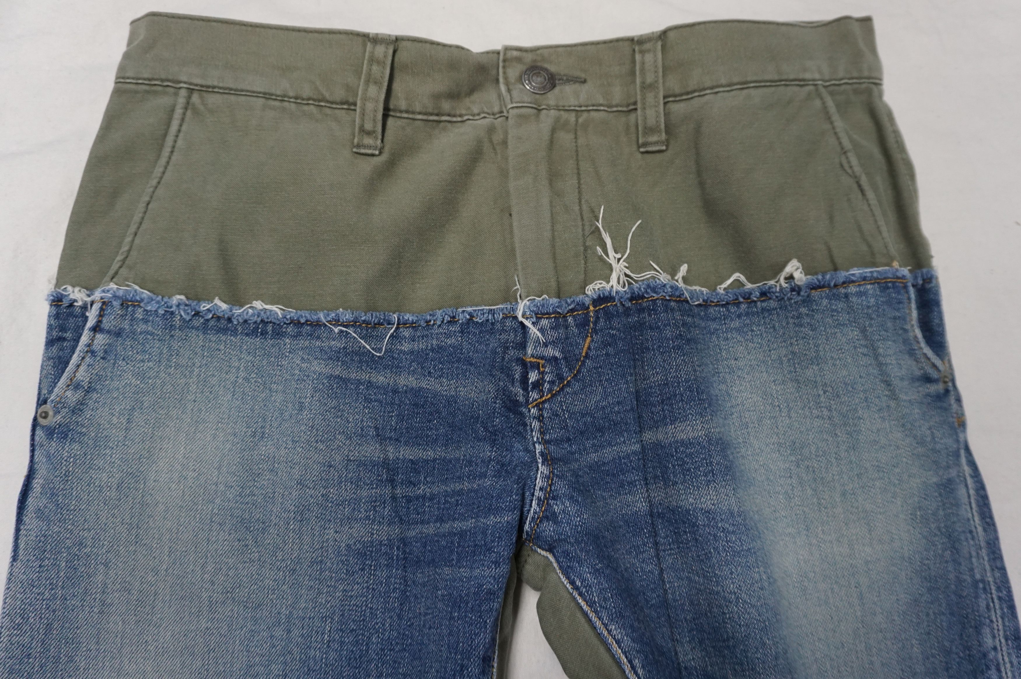 Designer × Jun Takahashi × Undercover 00's John Undercover Military Denim Jeans Made in Japan Size US 40 / EU 56 - 2 Thumbnail