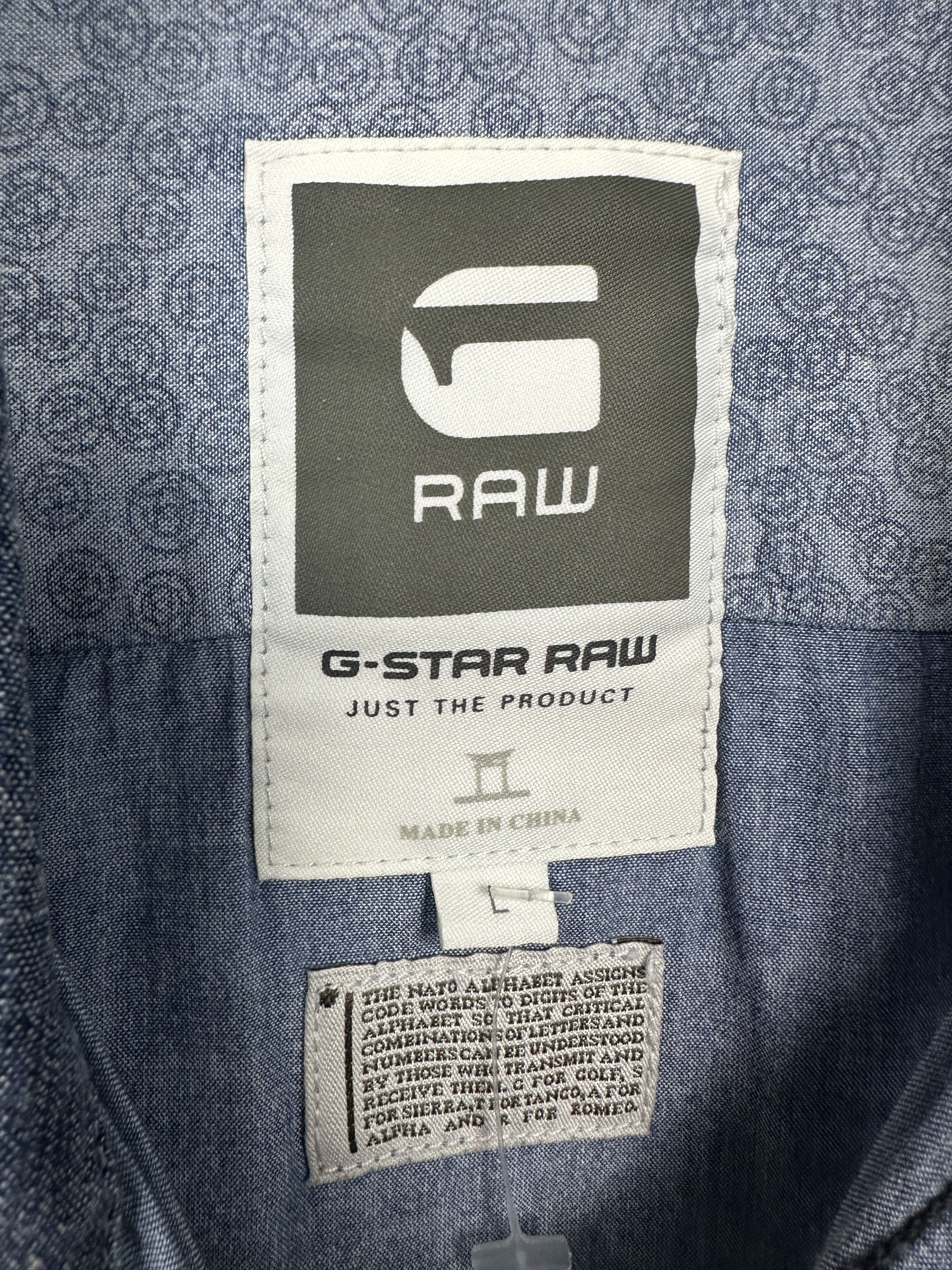 G-Star G Star Raw Mens RCO Clean Duty Long Sleeve Shirt Size US L / EU 52-54 / 3 - 4 Thumbnail