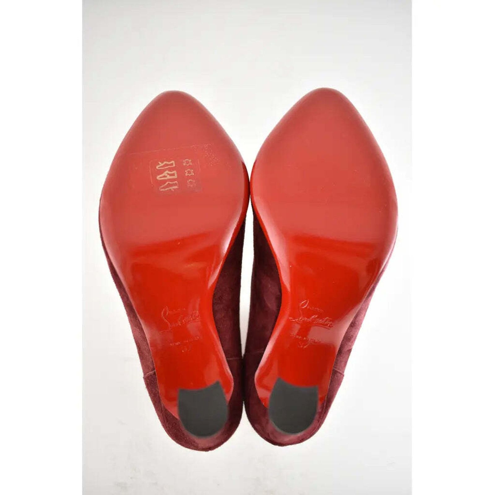 Christian Louboutin Christian Louboutin Me In The 90S 100 Tanin Red Suede Size US 7 / IT 37 - 12 Thumbnail