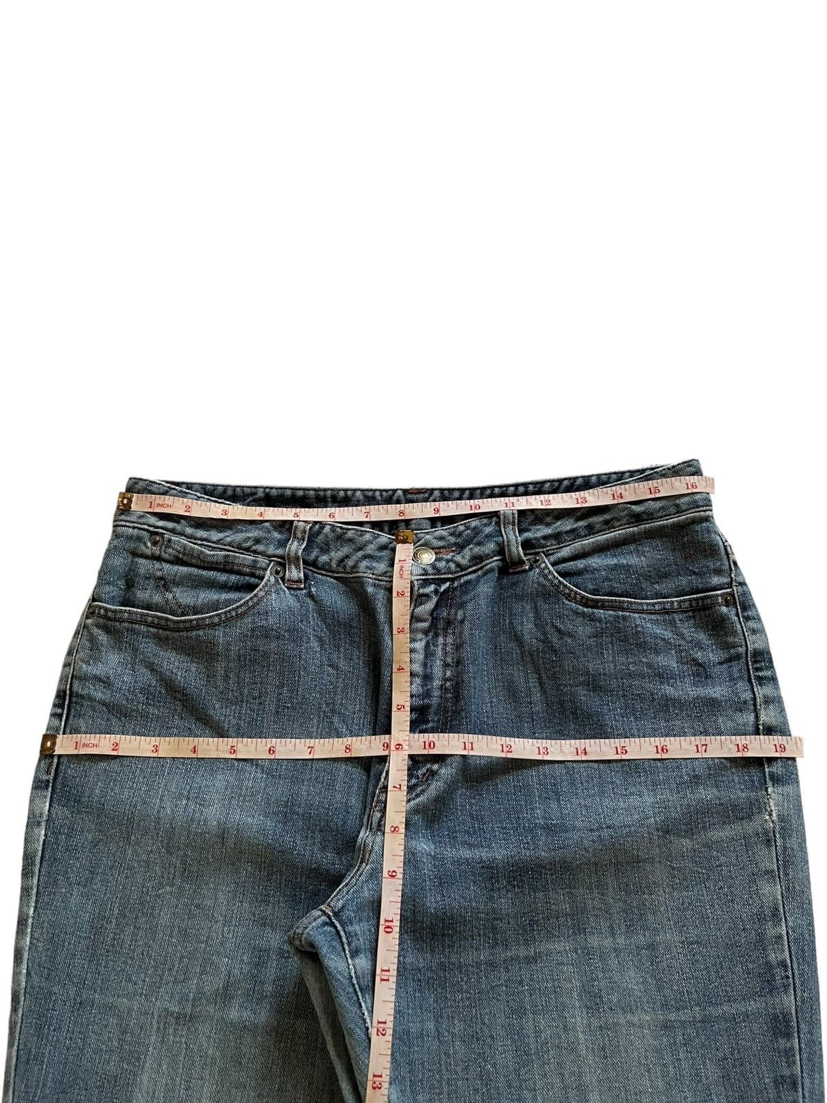 Japanese Brand SALES🔥Vintage Japanese Brand Flare Faded Wash Western Jeans Size 33" - 11 Thumbnail