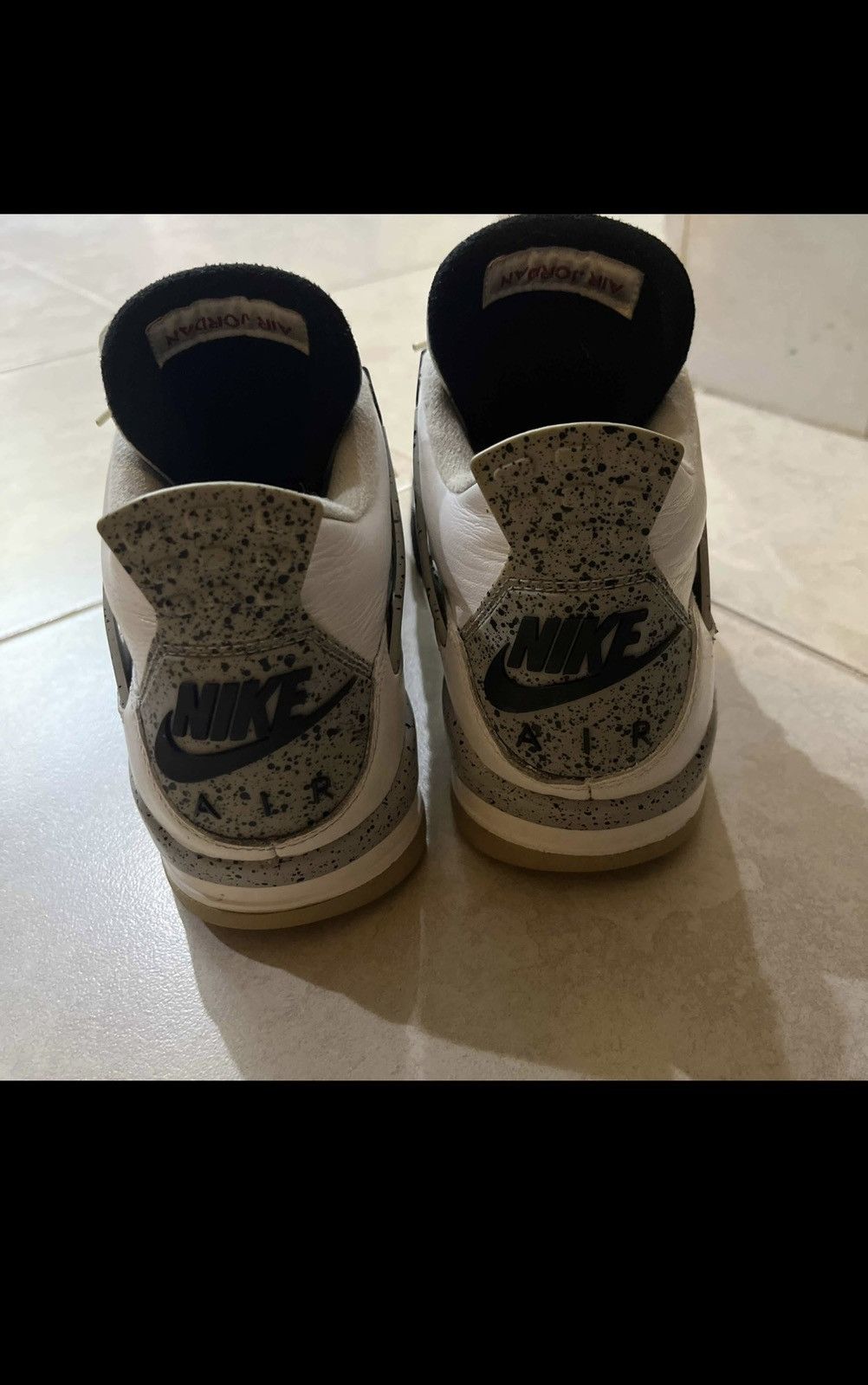 Jordan Brand × Nike Air Jordan 4 White Cement Size US 8 / EU 41 - 5 Thumbnail