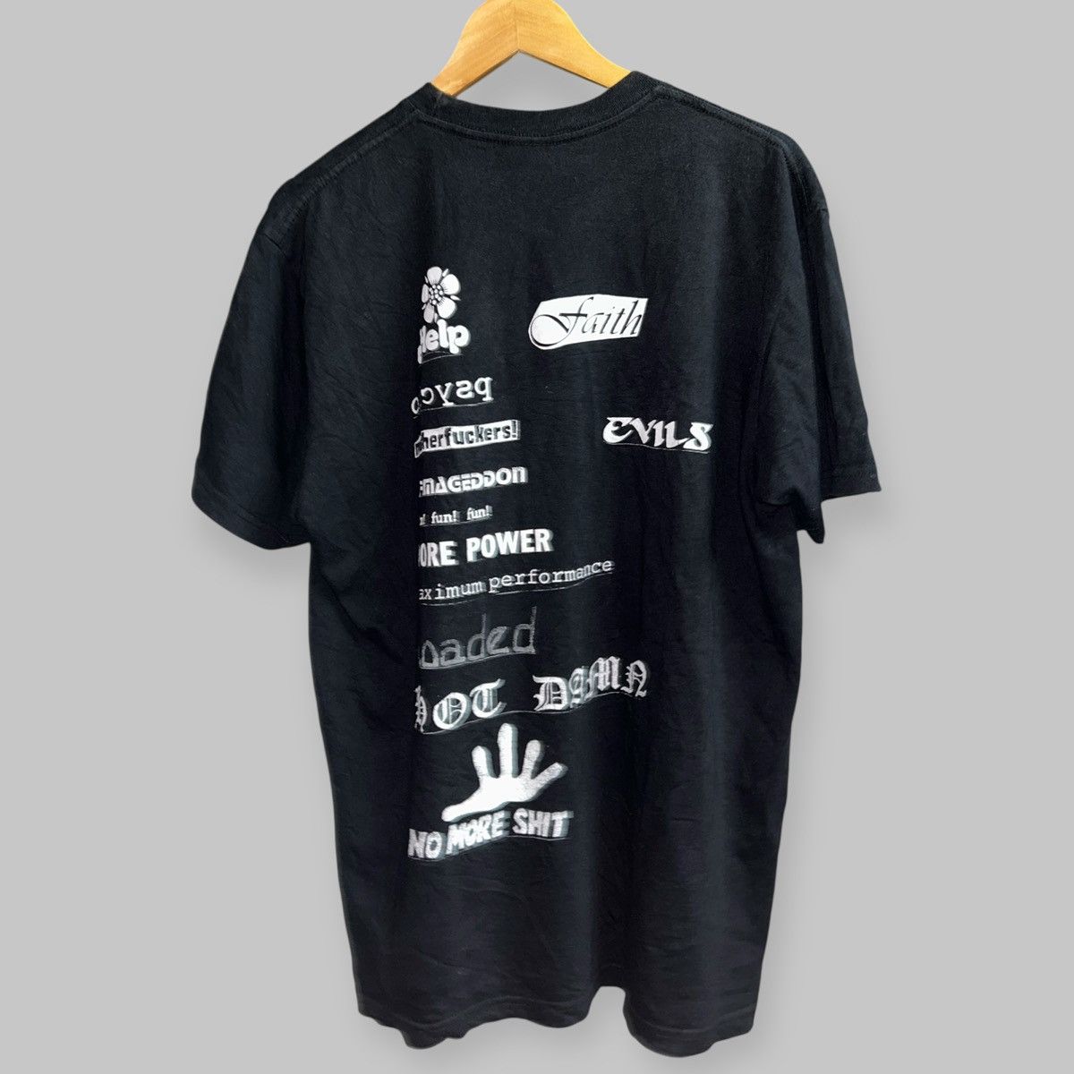 Supreme No More Shit Black Tee Size US L / EU 52-54 / 3 - 4 Thumbnail