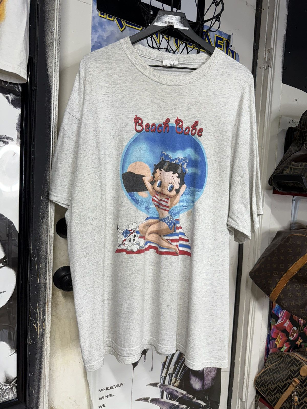 Vintage Vintage 90’s Betty Boop Cartoon T-Shirt Adult XLarge Size US XL / EU 56 / 4 - 1 Thumbnail