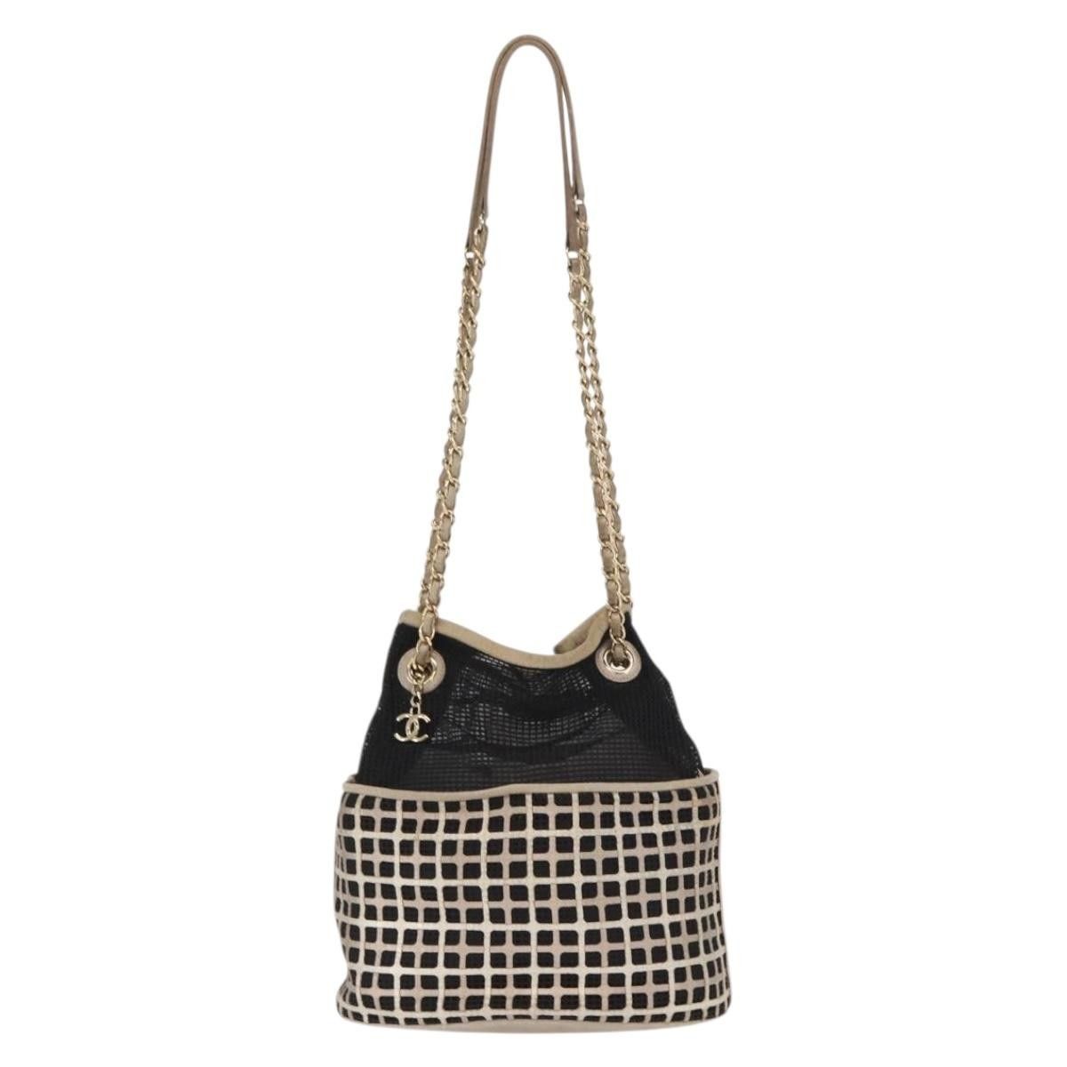 Chanel Chanel Chain Bucket Mesh and Leather Size ONE SIZE - 1 Thumbnail