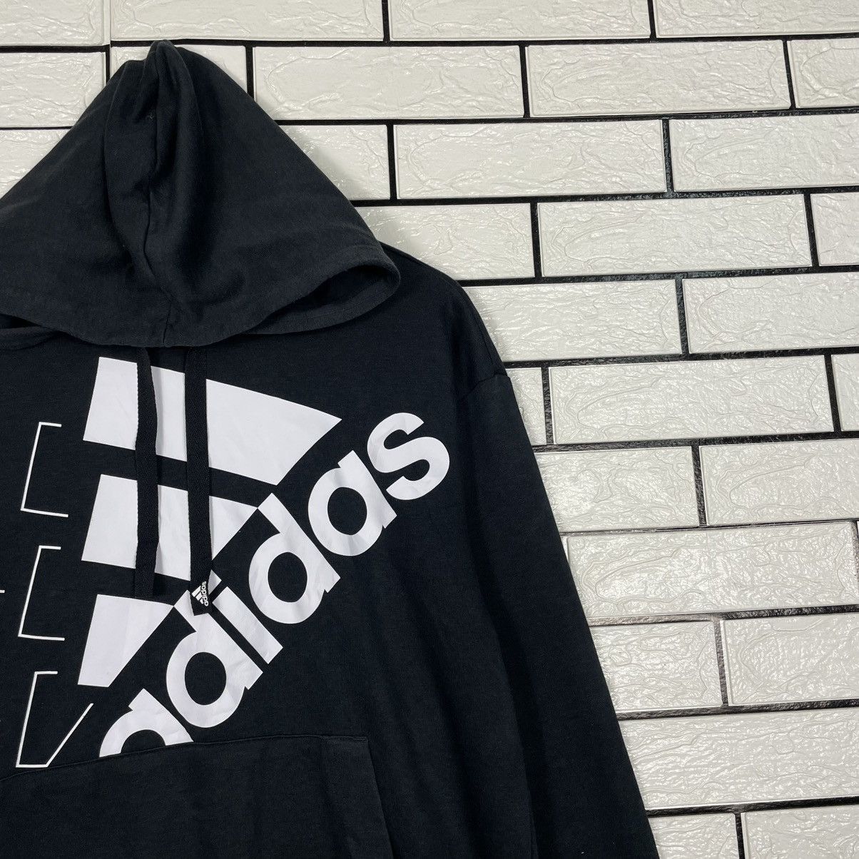 Adidas Adidas Big Logo Pullover Hoodie Size US M / EU 48-50 / 2 - 5 Thumbnail