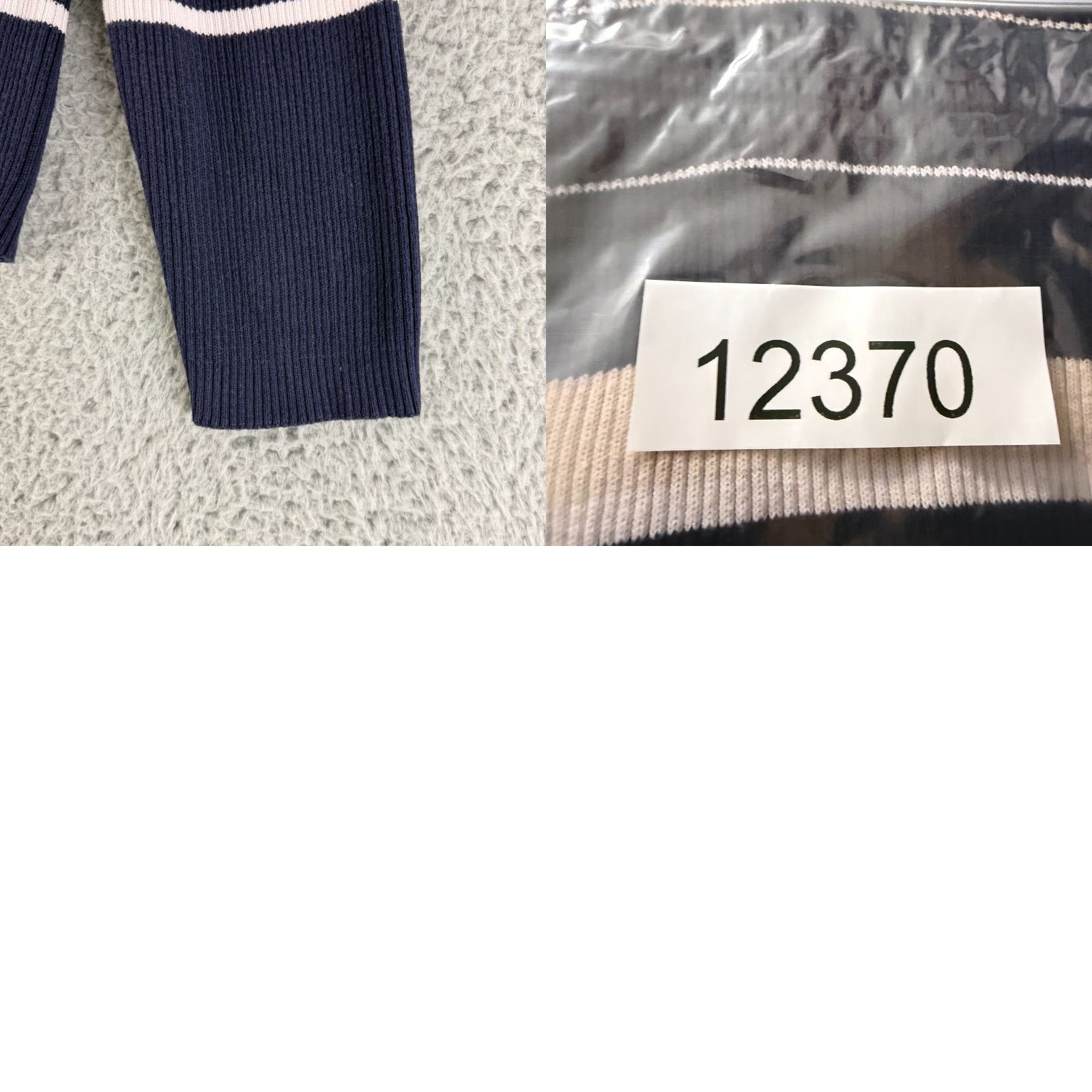 Vintage Marsh Landing Top Womens Large Blue Stripe Long Sleeve 100% Cotton V-Neck Casual Shirt Size L / US 10 / IT 46 - 9 Thumbnail