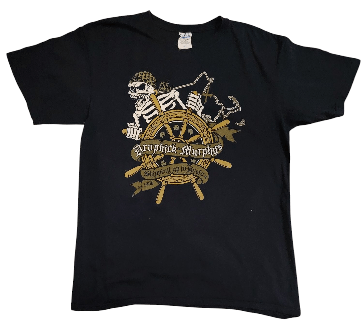 Band Tees × Vintage Vintage Y2K Dropkick Murphy t shirt Size US L / EU 52-54 / 3 - 1 Thumbnail