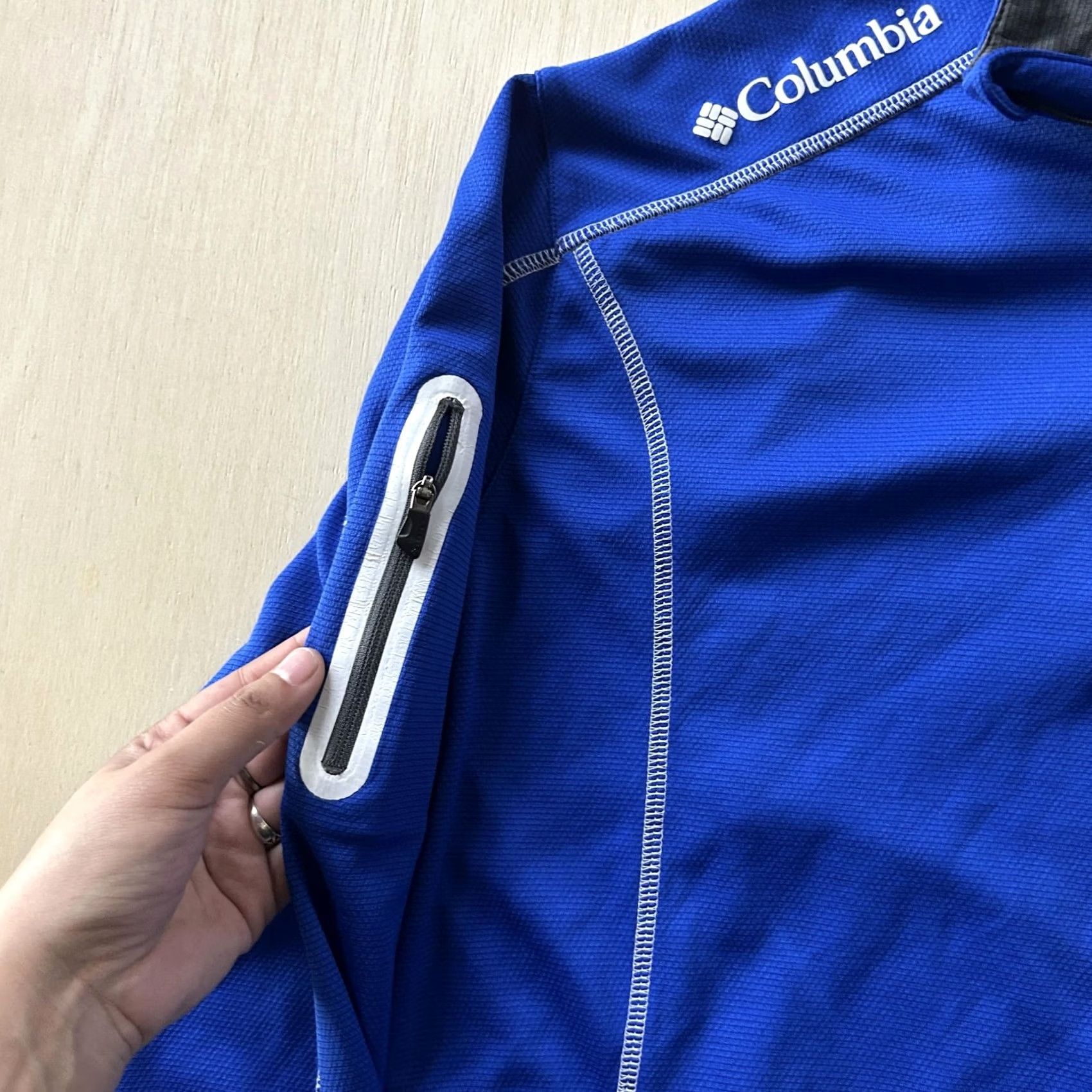 Vintage Columbia Pullover Shirt Mens XL Blue 1/4 Zip Mock Neck Long Sleeve Golf Top Size US XL / EU 56 / 4 - 4 Thumbnail