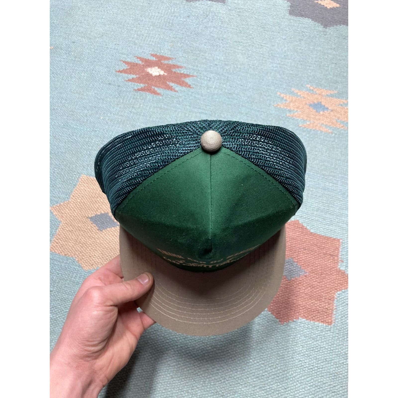Habitat VINTAGE SnapBack Hat Cap Think and Do Habitat Cass County Michigan Pheasant Bird Men Adjustable Green zZ Size ONE SIZE - 3 Thumbnail