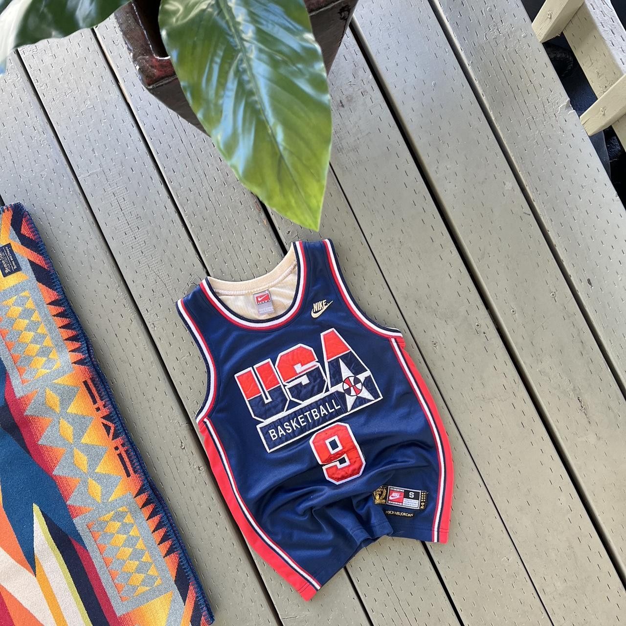 NBA Nike Vintage NIKE MICHAEL JORDAN USA BASKETBALL OLYMPIC JERSEY DREAM TEAM Grailed