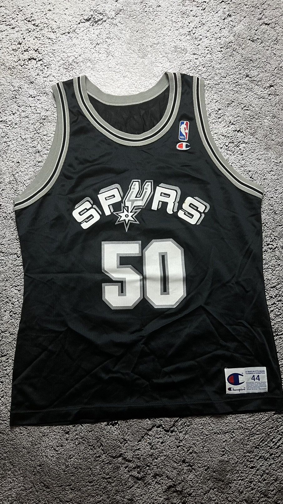Champion × NBA × Vintage VTG 90’s San Antonio Spurs David Robinson champion jersey Size US L / EU 52-54 / 3 - 1 Thumbnail