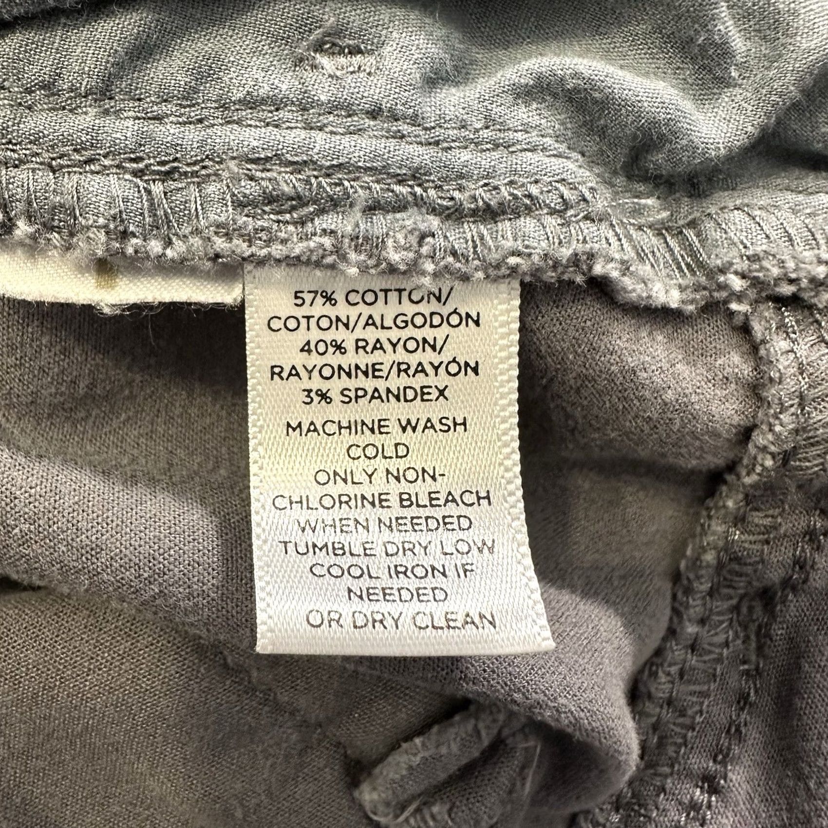 Loft LOFT Ann Taylor Legging Pants Womens 4 Grey Skinny Mid Rise Size 27" / US 4 / IT 40 - 5 Thumbnail