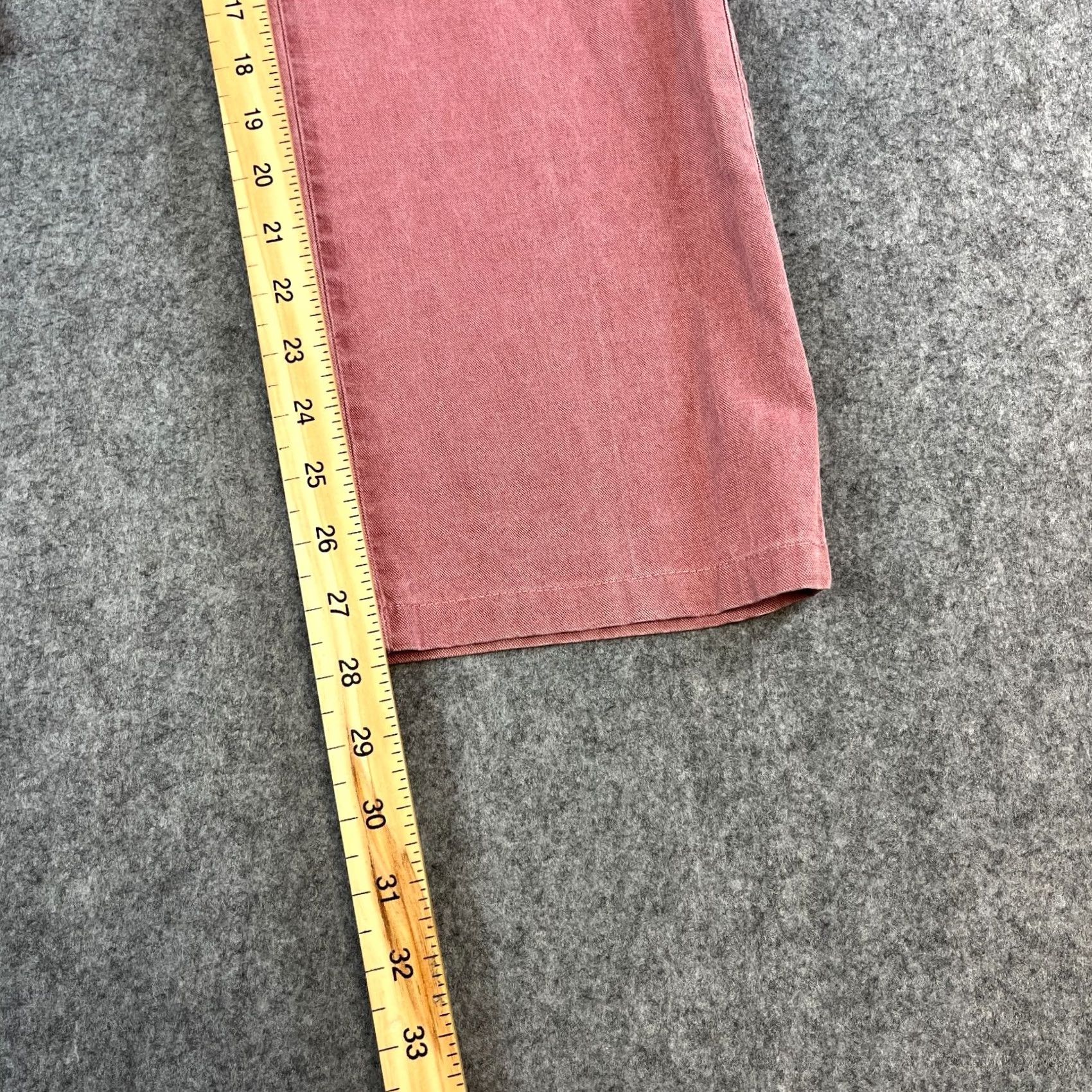 Vintage Meyer Chino Trousers Pants Straight 32 Pink Salmon Stretch Comfort Men Regular 5-Pocket Size US 32 / EU 48 - 4 Thumbnail