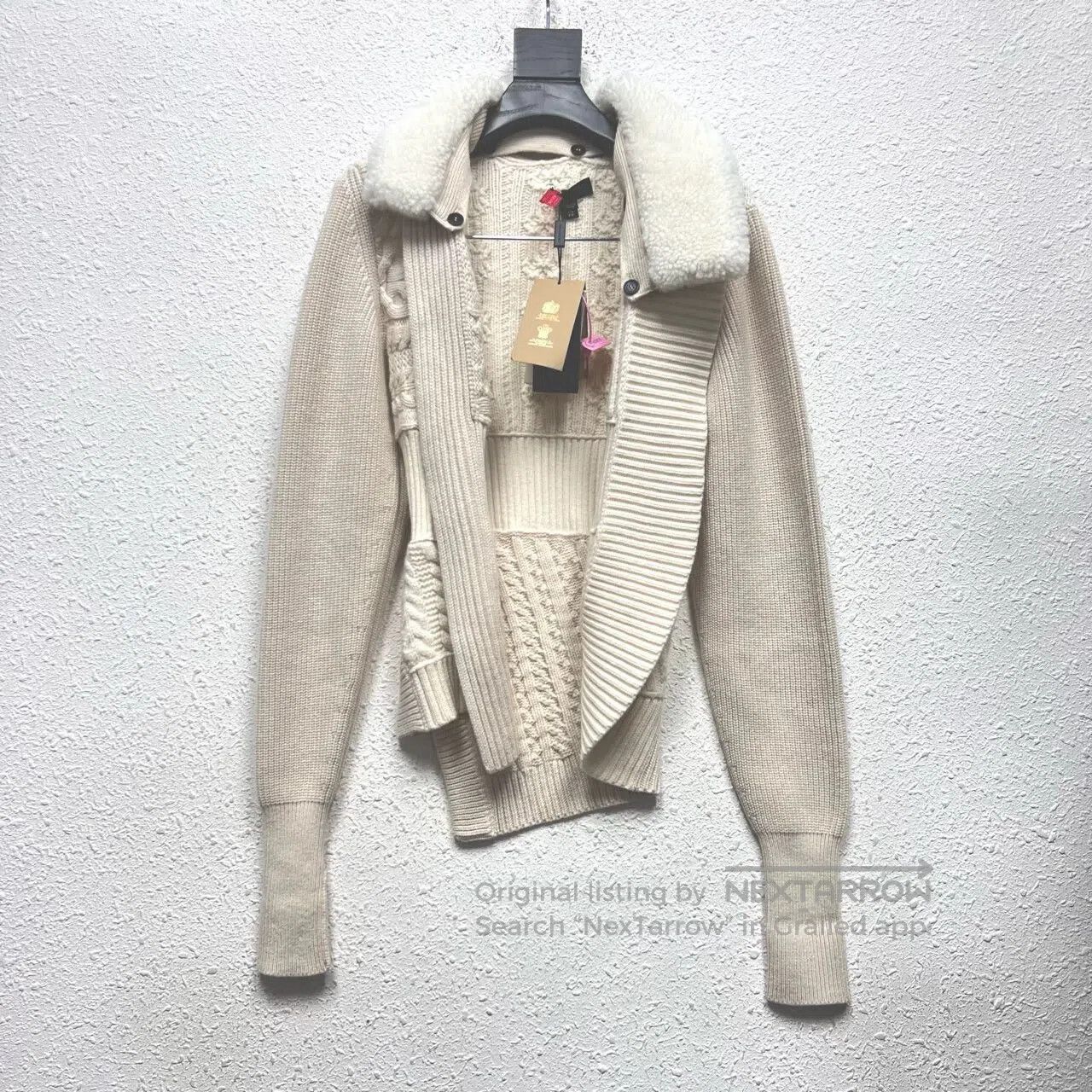 Burberry Burberry Terry Coarse Knitted Wool Cardigan Size XS / US 0-2 / IT 36-38 - 1 Thumbnail