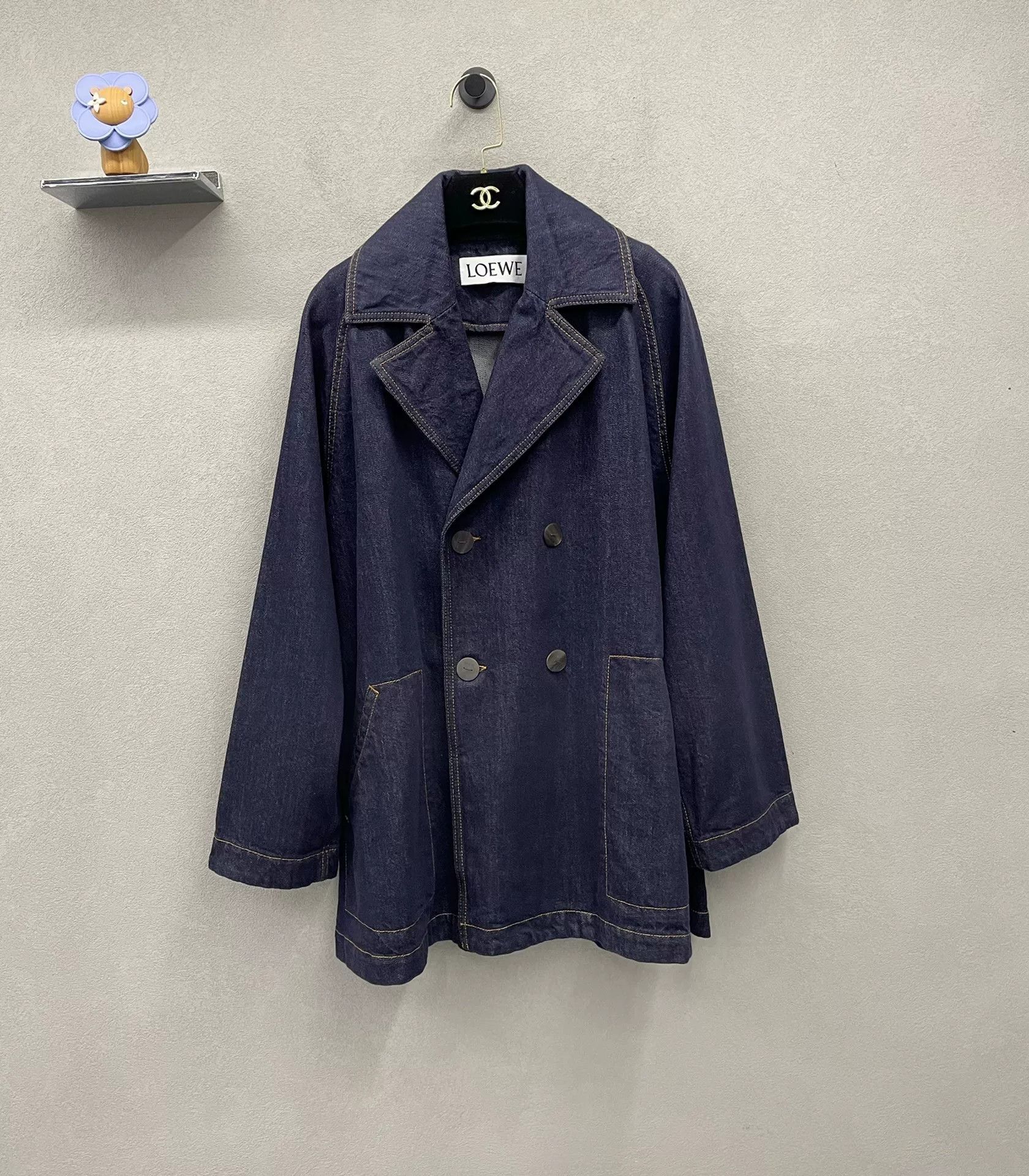 Loewe Loewe Dark Blue Denim Jacket Size US M / EU 48-50 / 2 - 1 Thumbnail