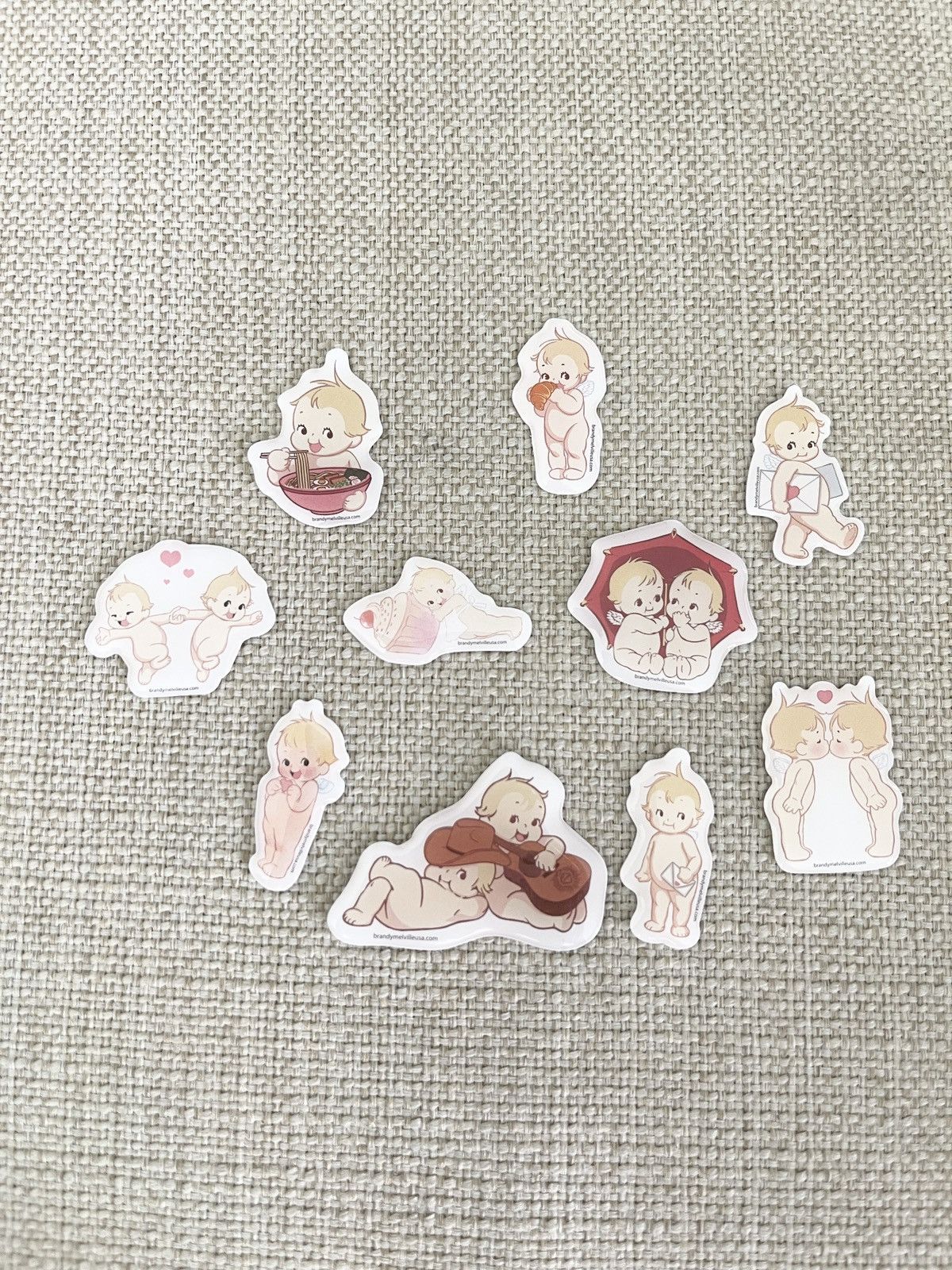 Vintage STEAL! Brandy Melville Y2K Babies Puffy Stickers Set Size ONE SIZE - 1 Thumbnail