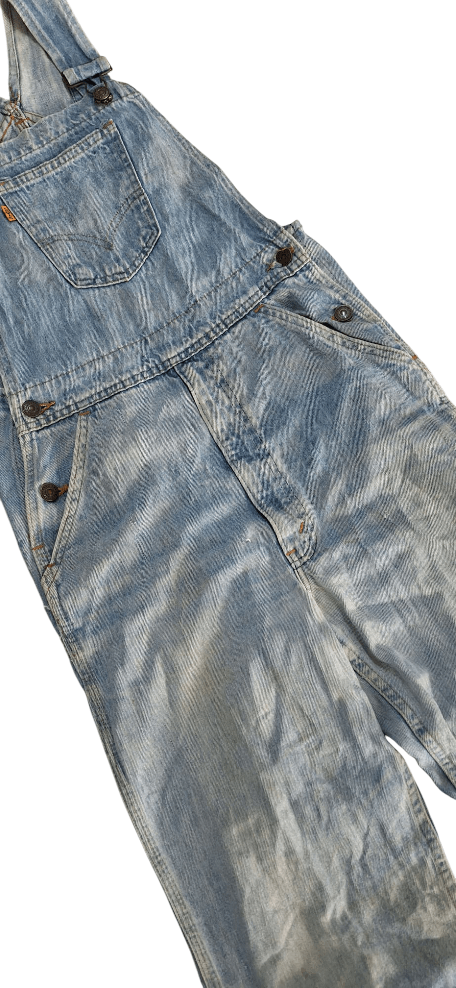 Levi's × Levi's Vintage Clothing Vintage Levis Orange Tab Talon Zipper Flare Overalls Size US 28 / EU 44 - 5 Thumbnail